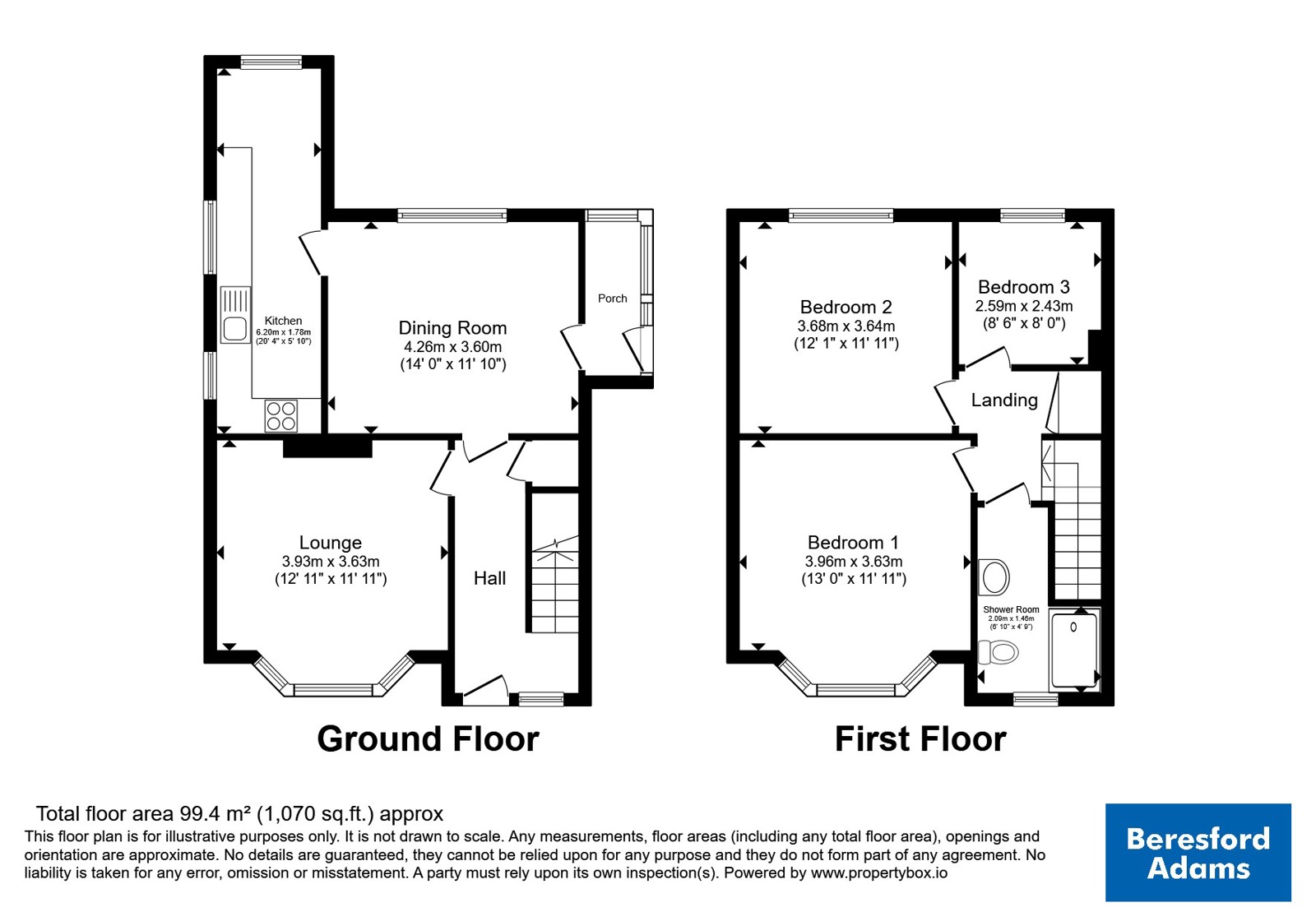 4, Kings Avenue, Holywell floorplan