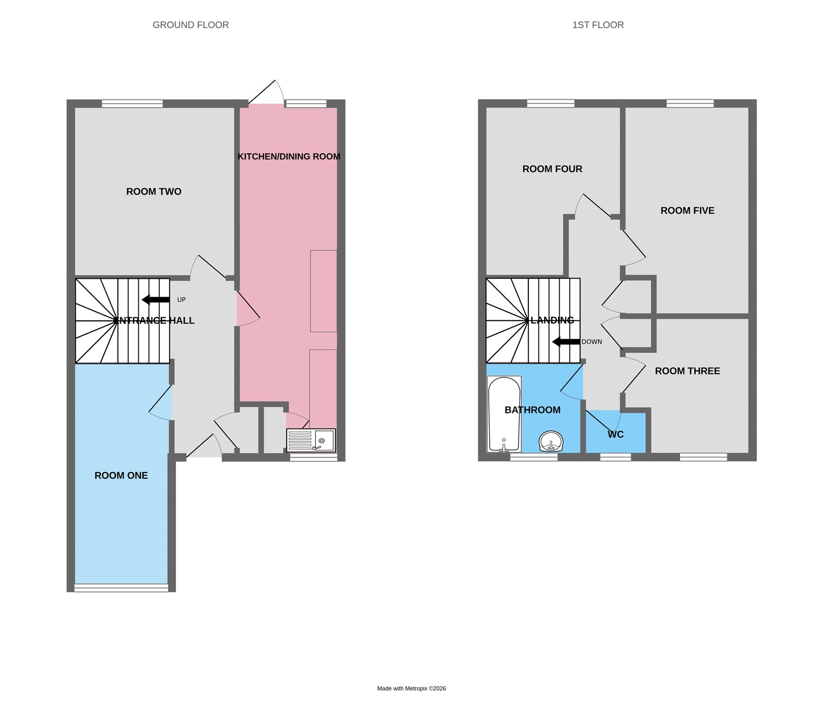 Draycott, Telford floorplan