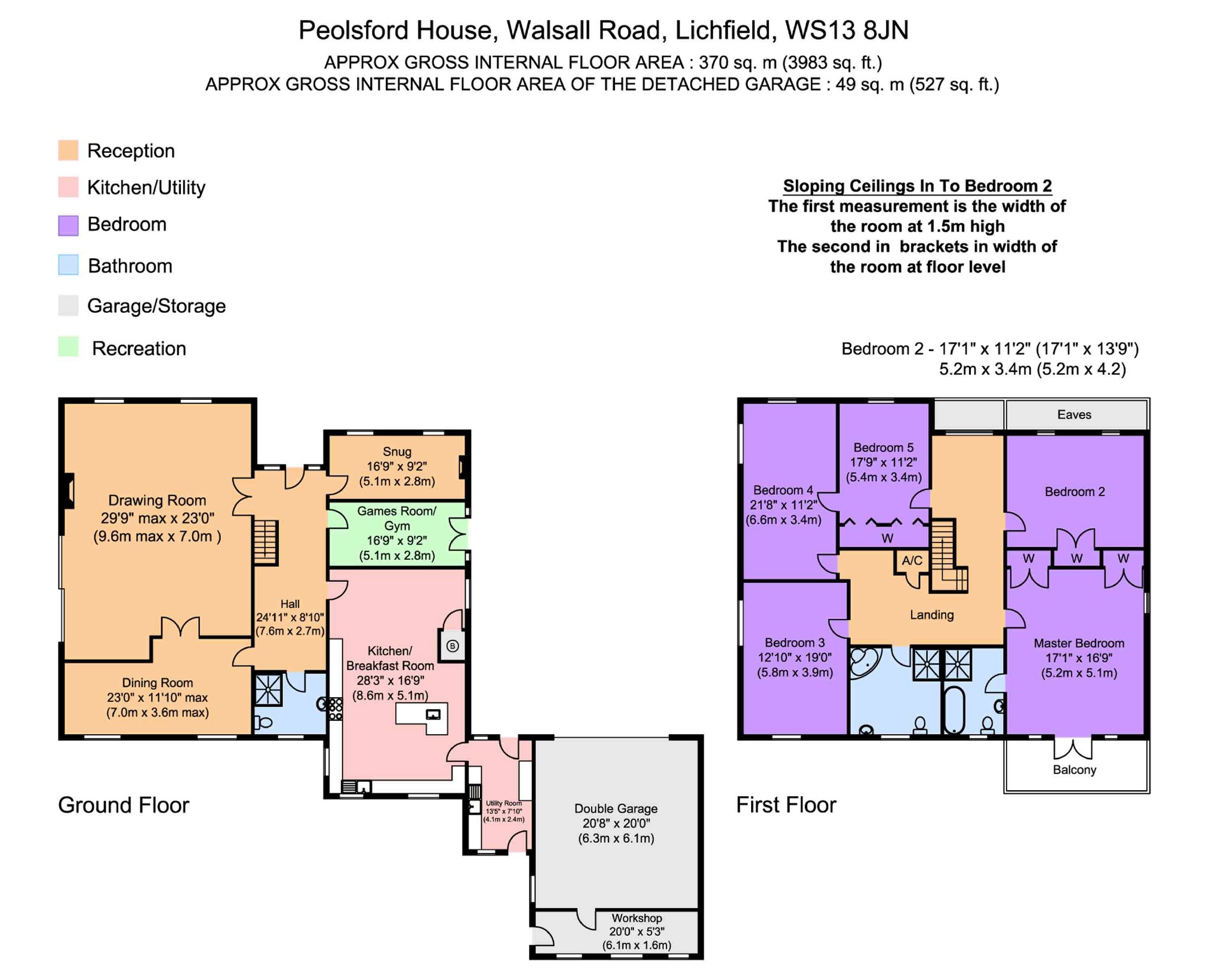 5 bed detached house for sale in Walsall Road, Pipehill, Lichfield WS13