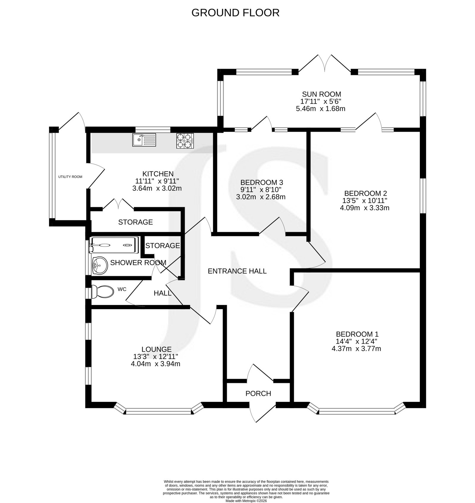7, Allendale Avenue, Worthing floorplan