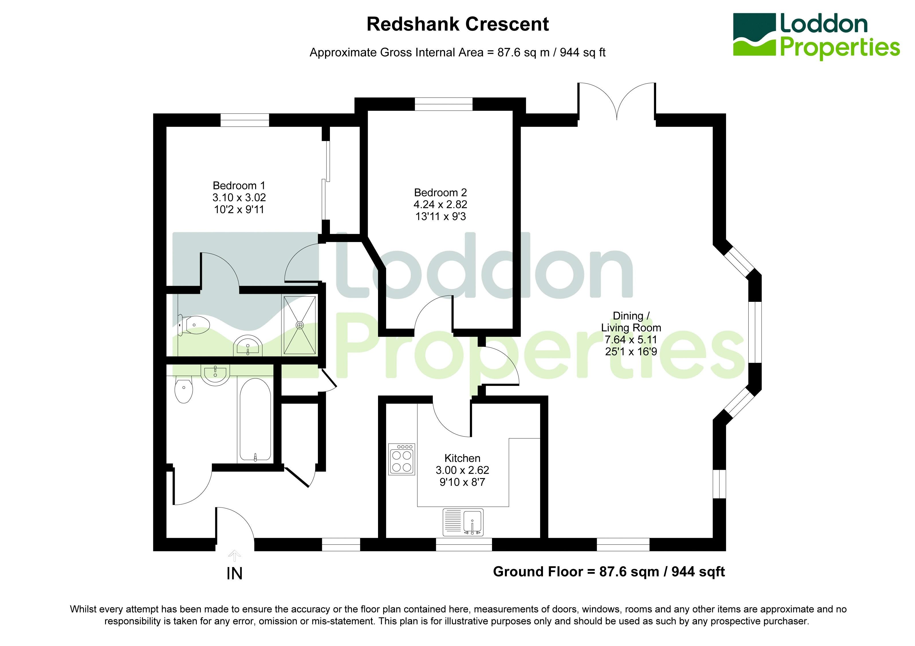 2, Redshank Crescent, Basingstoke floorplan