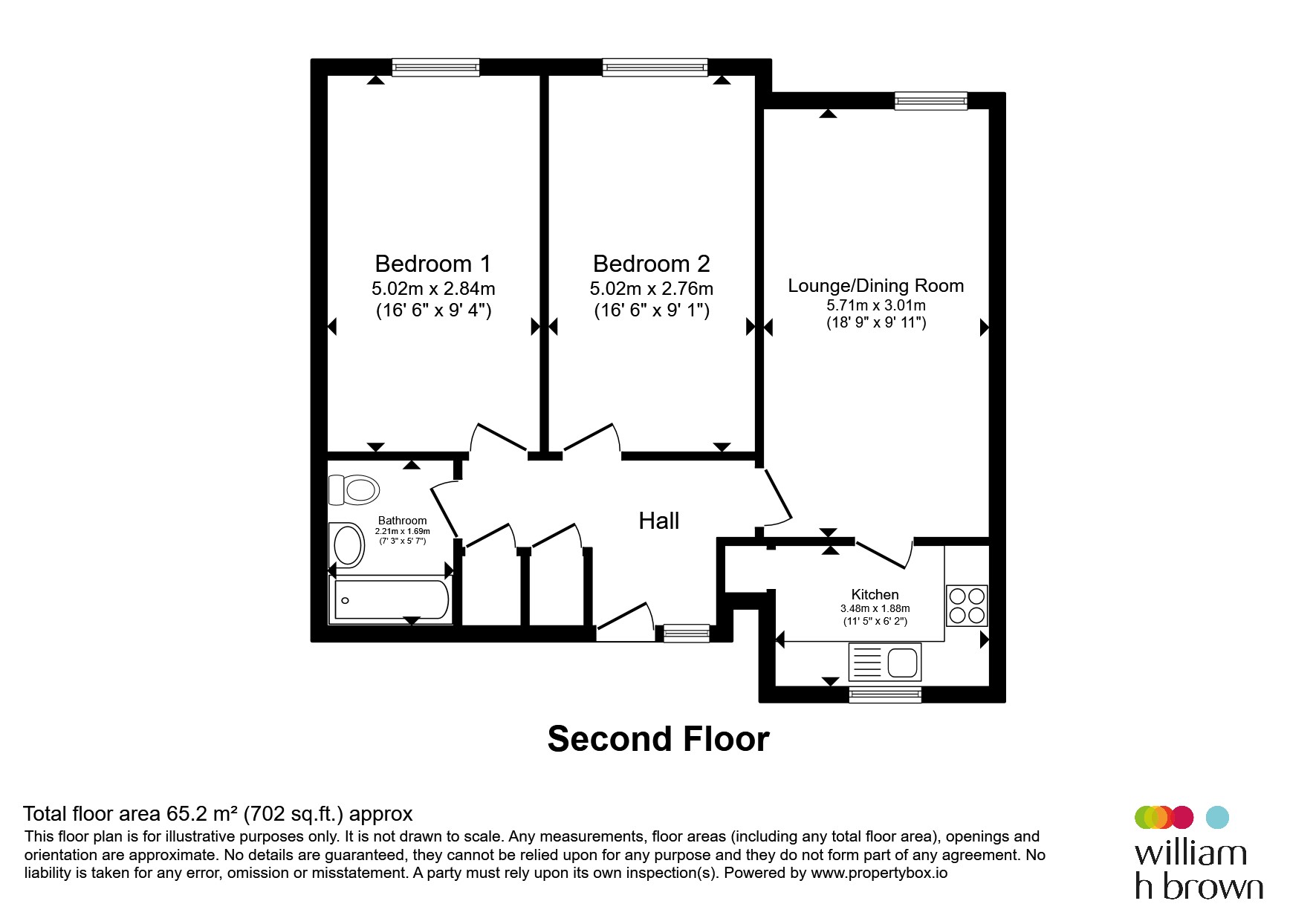 Flat 15, The Beeches, New Road, Royston floorplan