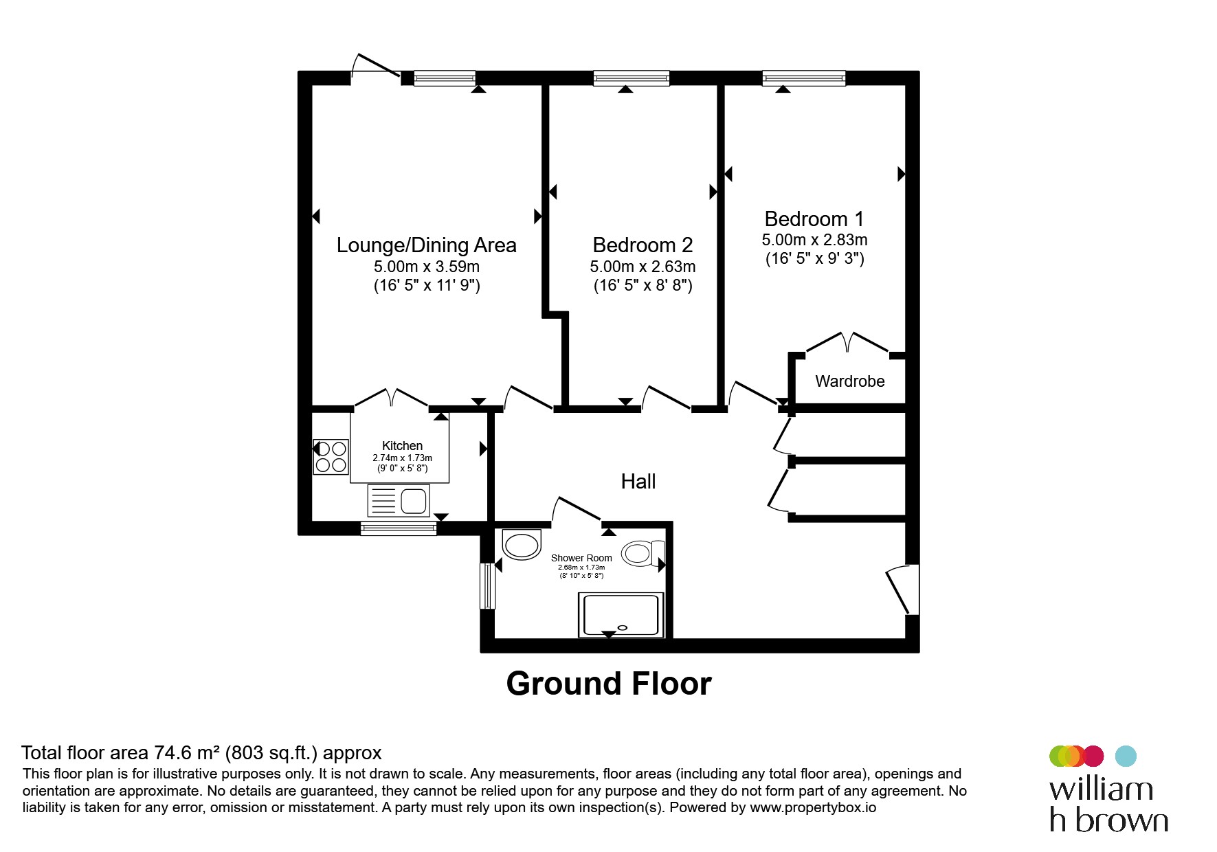 Apartment 3, Benstede Court, Brocket Road, Hoddesdon floorplan