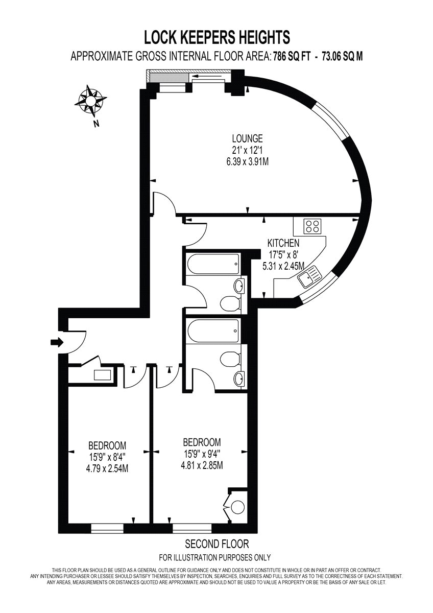 2 Bedrooms Flat for sale in Lock Keeper Heights, 117 Brunswick Quay SE16
