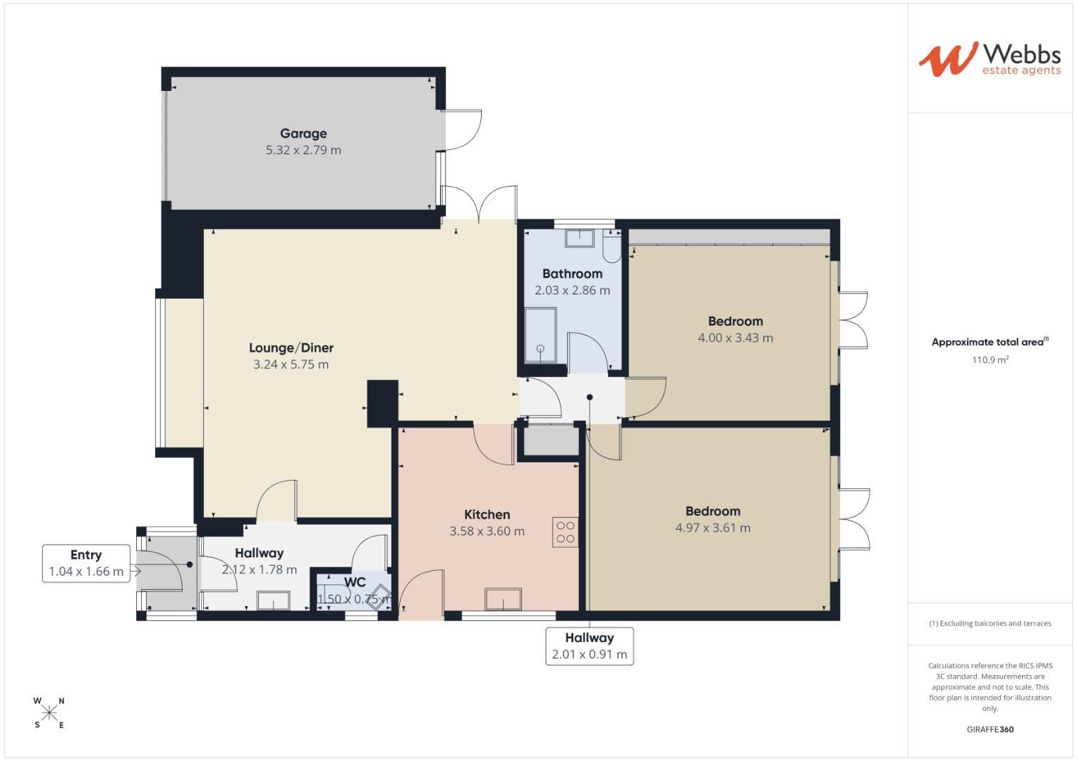 126, Old Penkridge Road, Cannock floorplan
