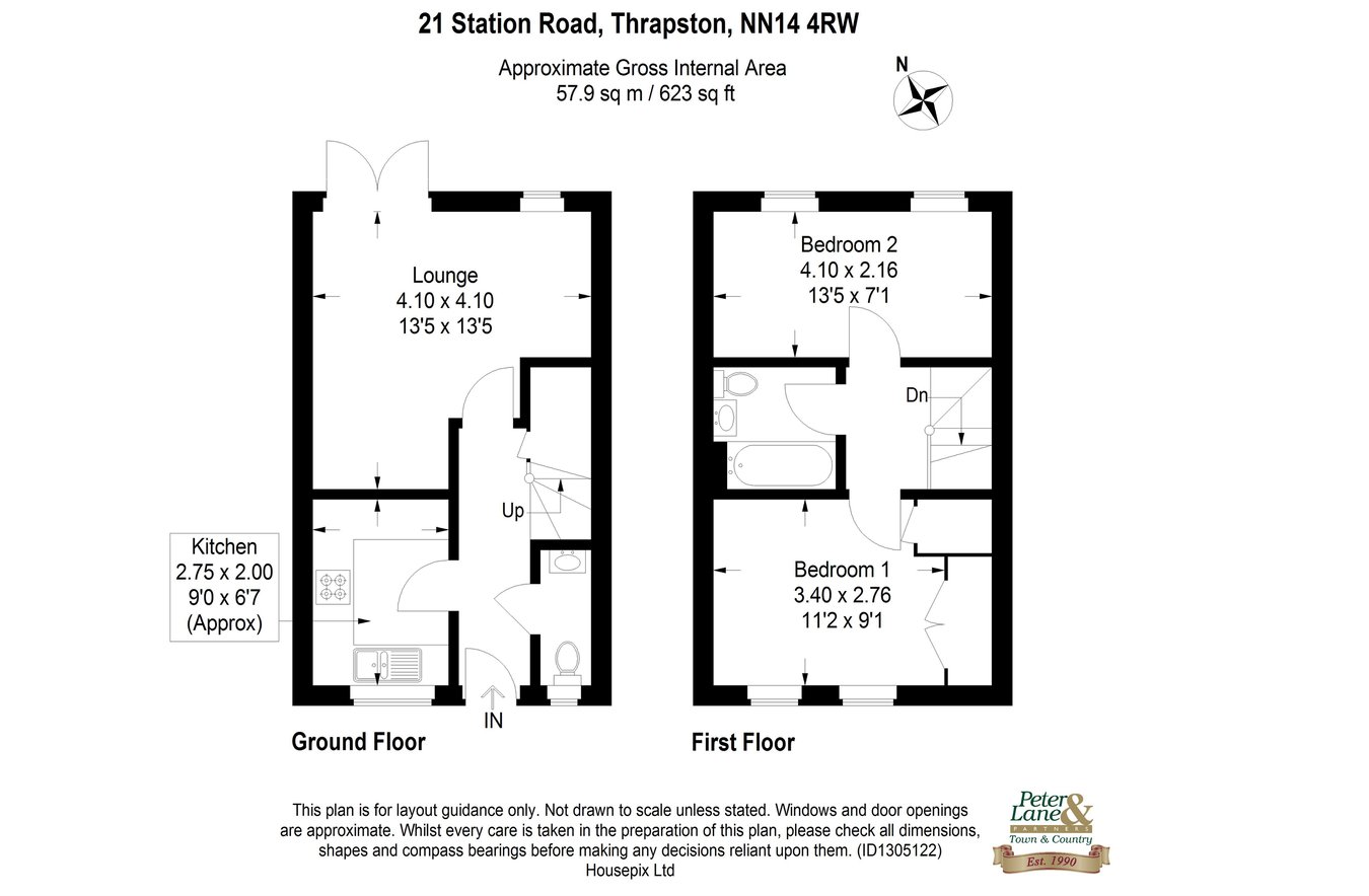 21, Station Road, Kettering floorplan