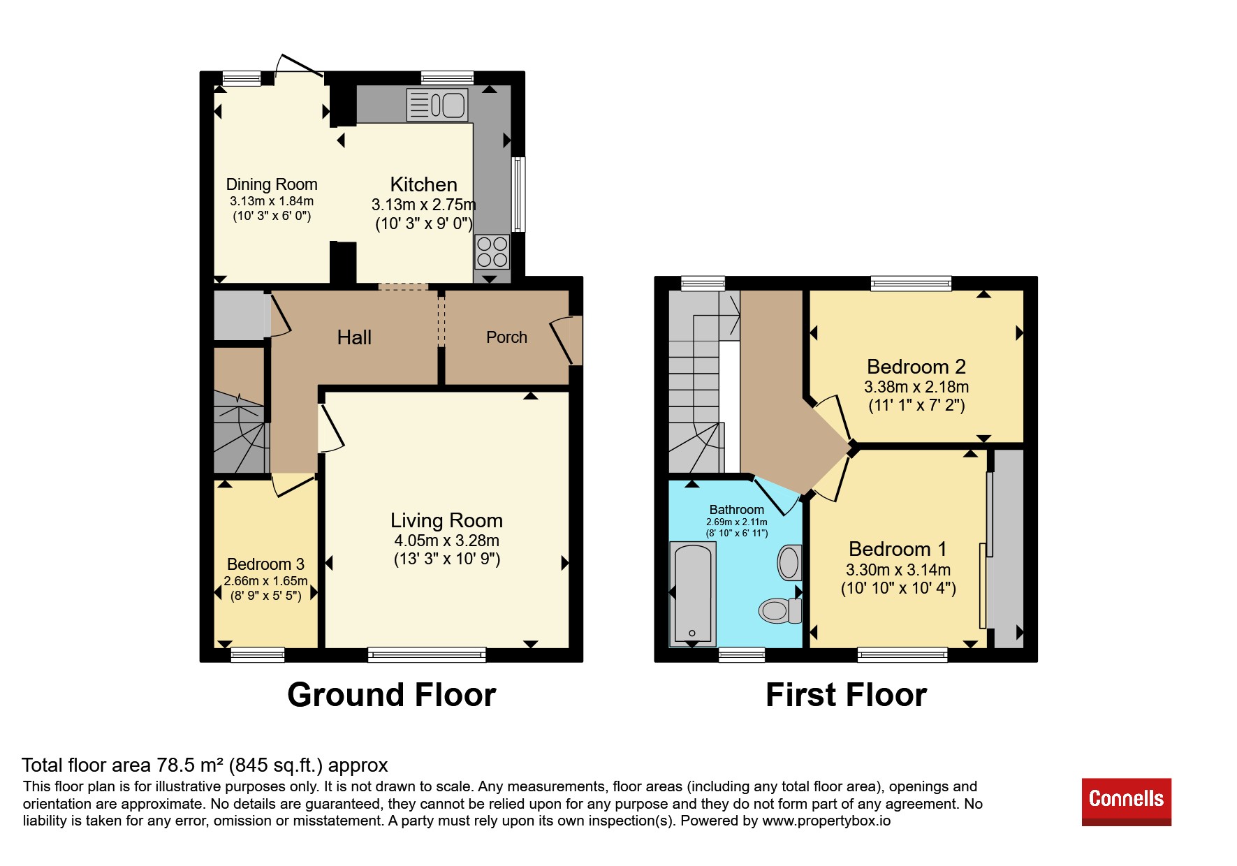 2, Station Cottages, Station Road, ST. NEOTS floorplan