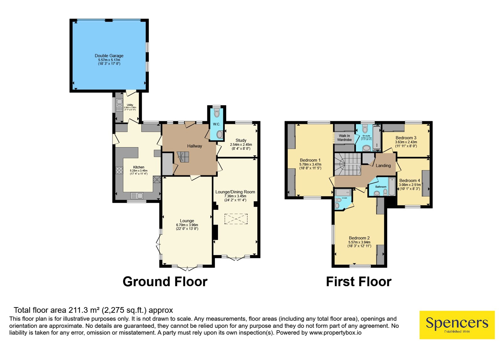 1, Fox Covert Close, Leicester floorplan