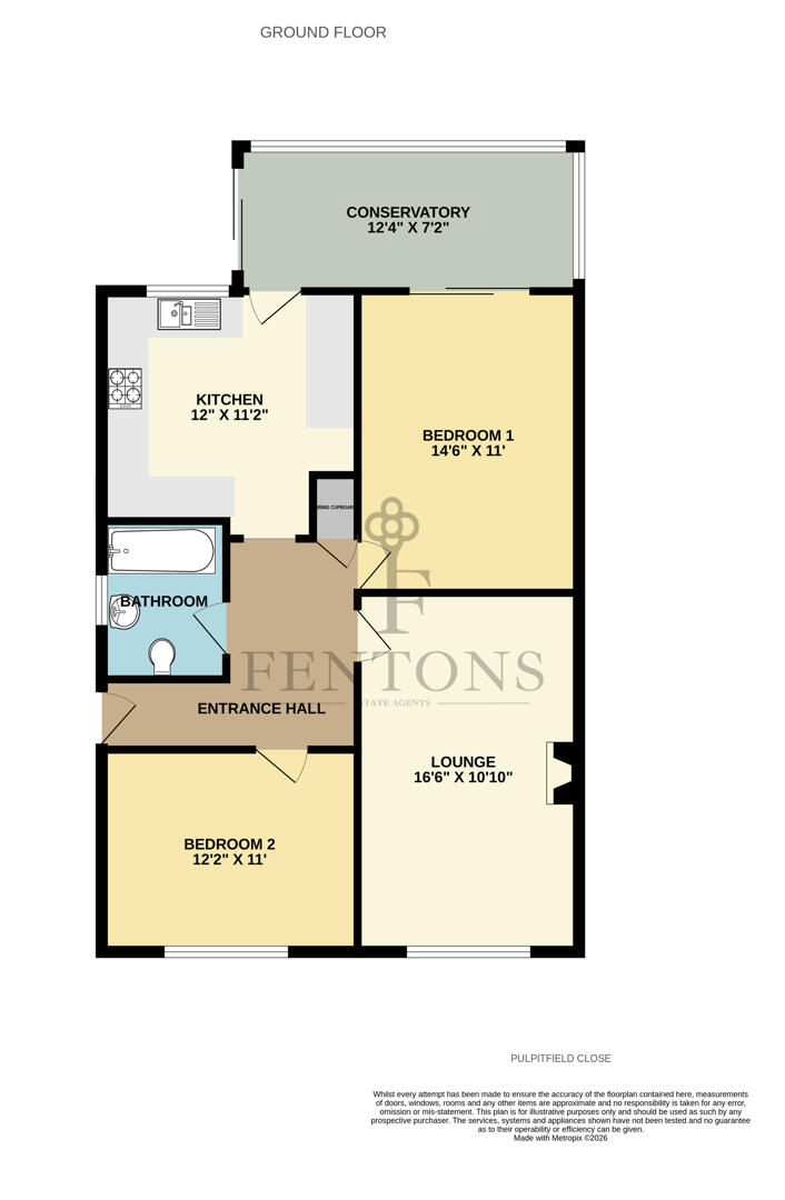 11, Pulpitfield Close, Walton On The Naze floorplan