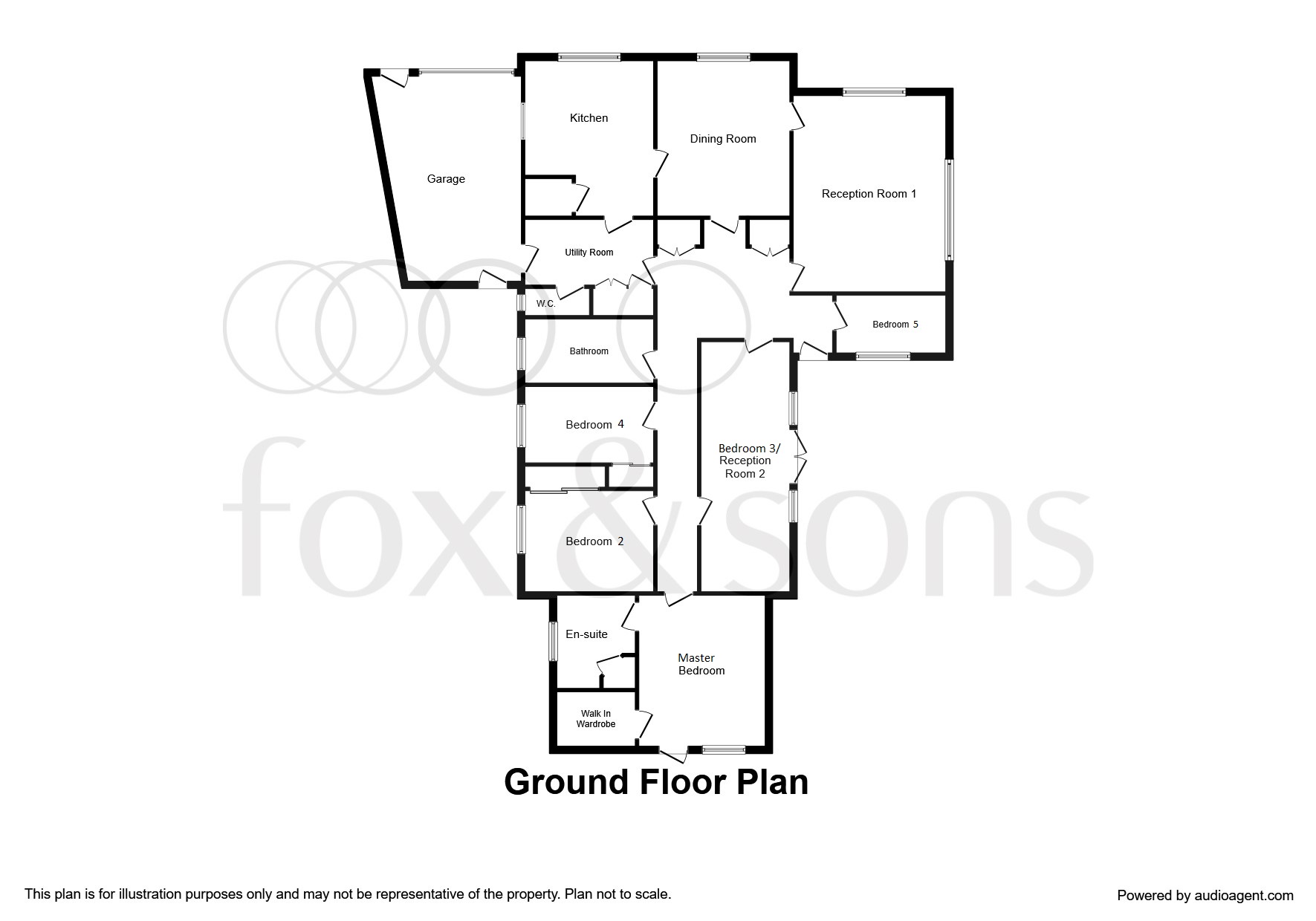5 Bedrooms Detached bungalow for sale in Reeds Lane, Sayers Common, Hassocks BN6