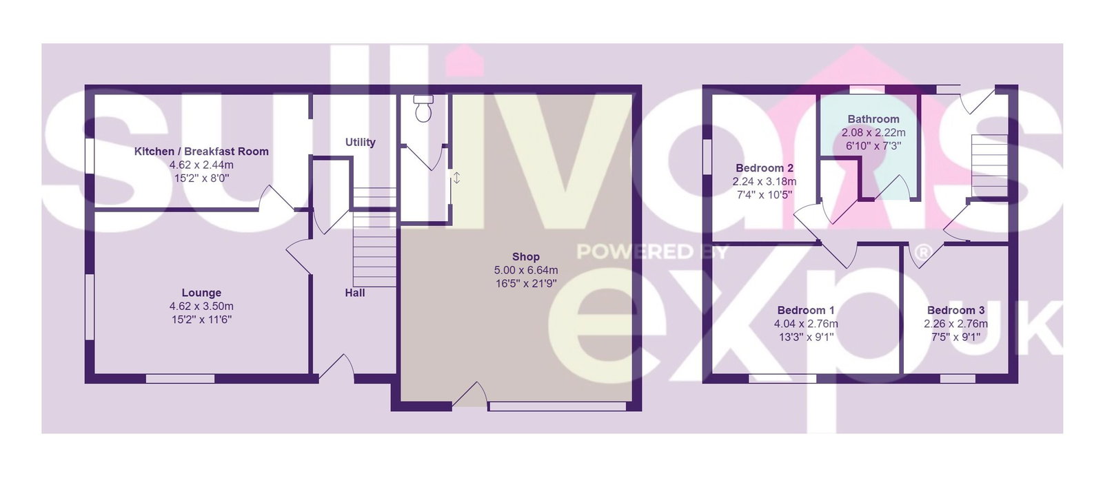 90,(house & shop), March Hywel, Neath floorplan