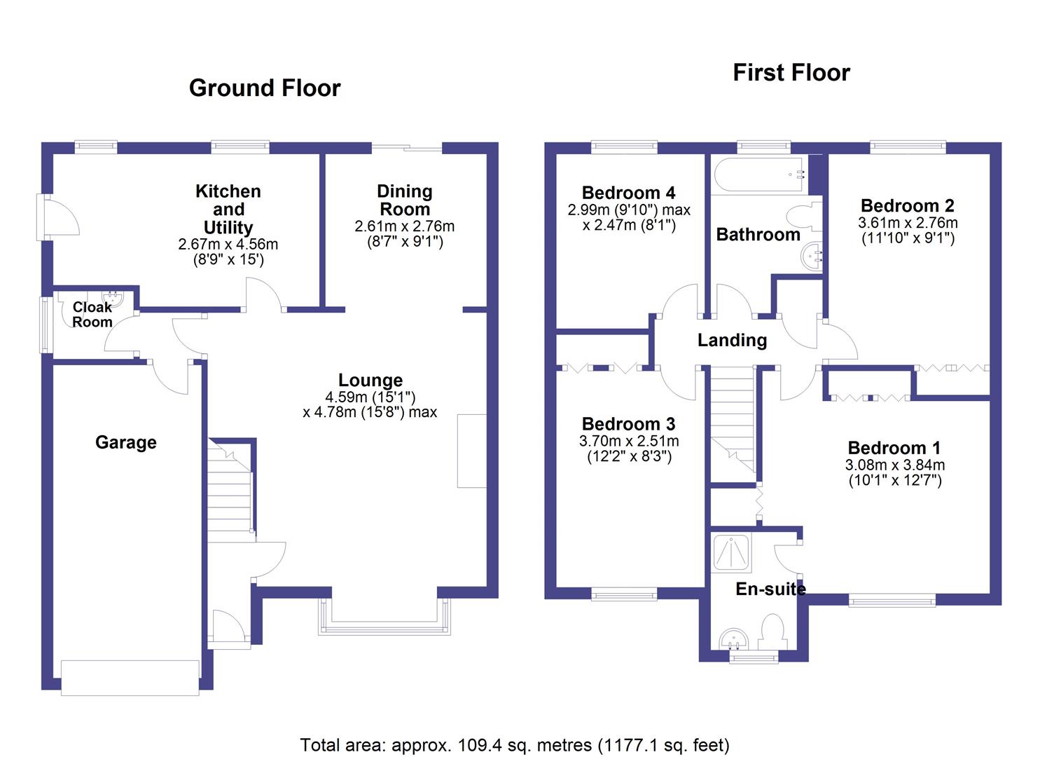 15, Linden Park, Shaftesbury floorplan