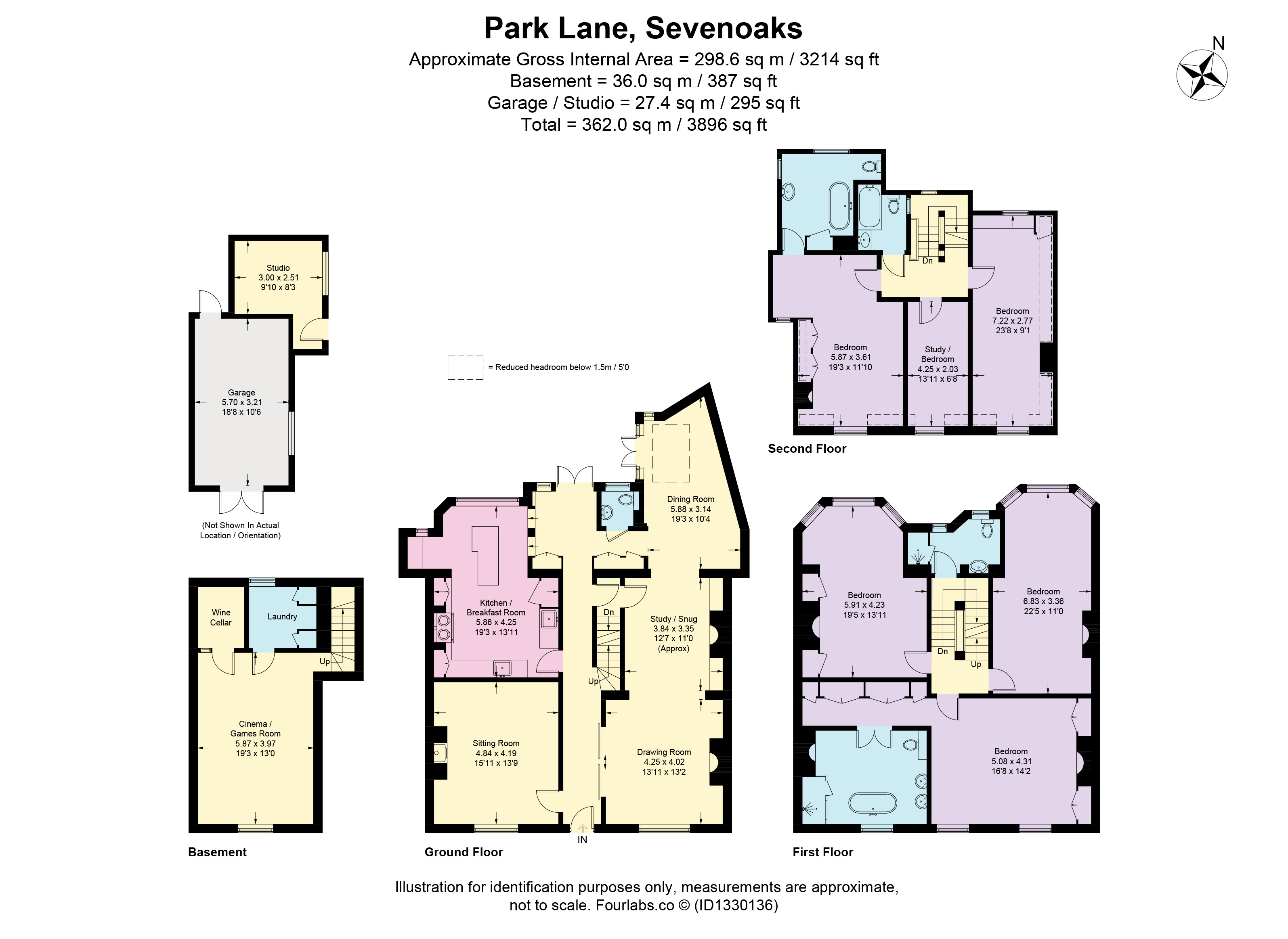 2, Park Lane, Sevenoaks floorplan