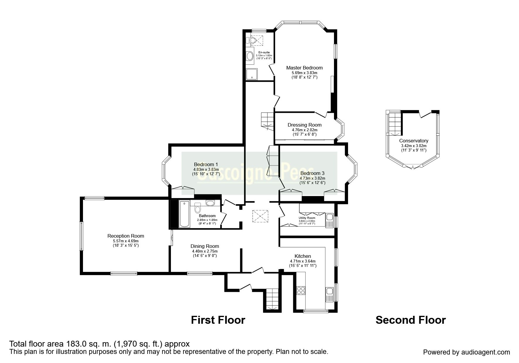 3 Bedrooms Flat to rent in Upper Lodge, Woking GU24