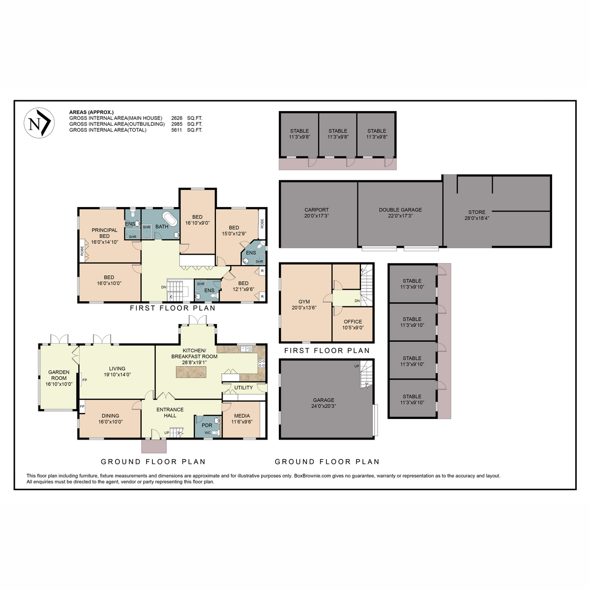 Bousley End, Bousley Rise, Ottershaw floorplan