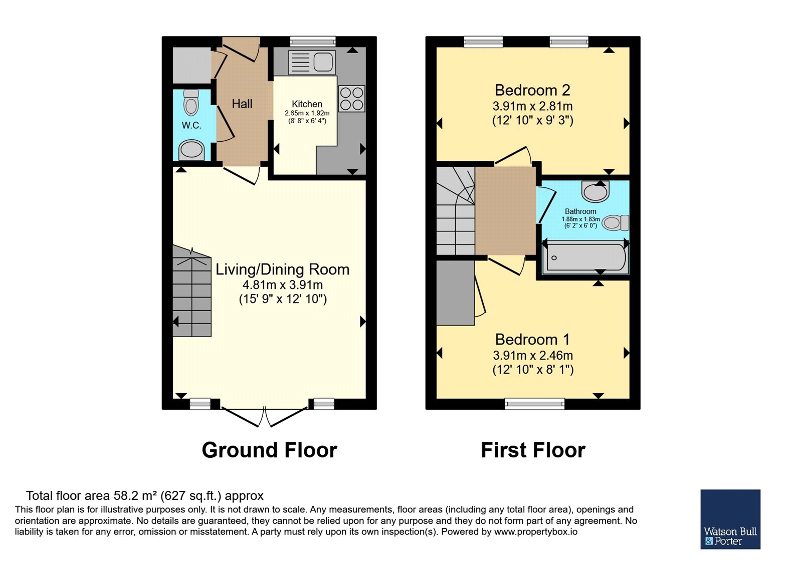 83, Wellesley Way, Isle of Wight floorplan