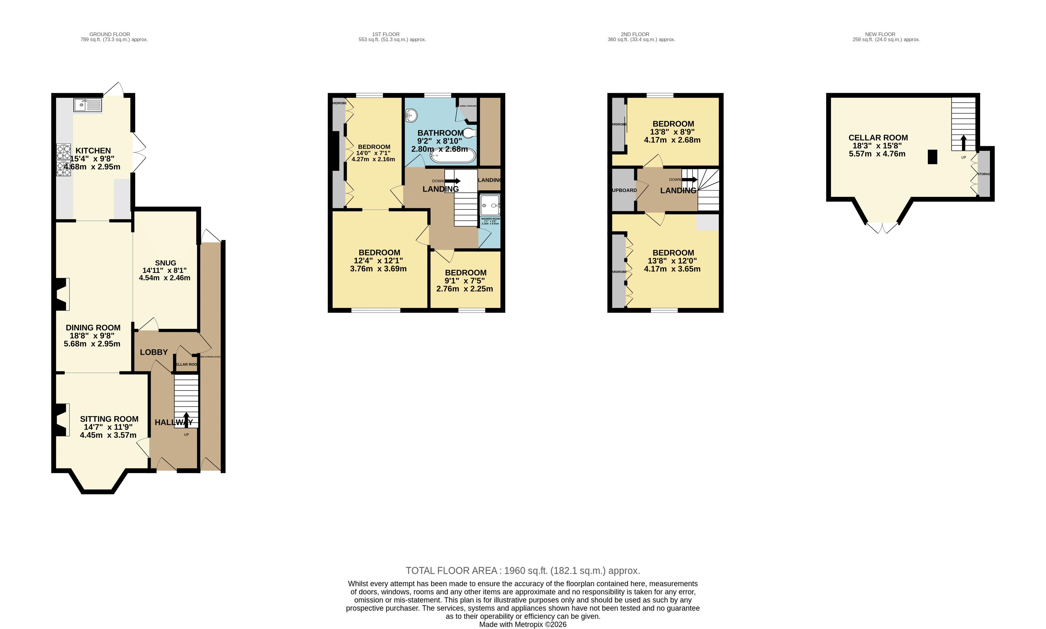 5, Nelson Street, Hereford floorplan