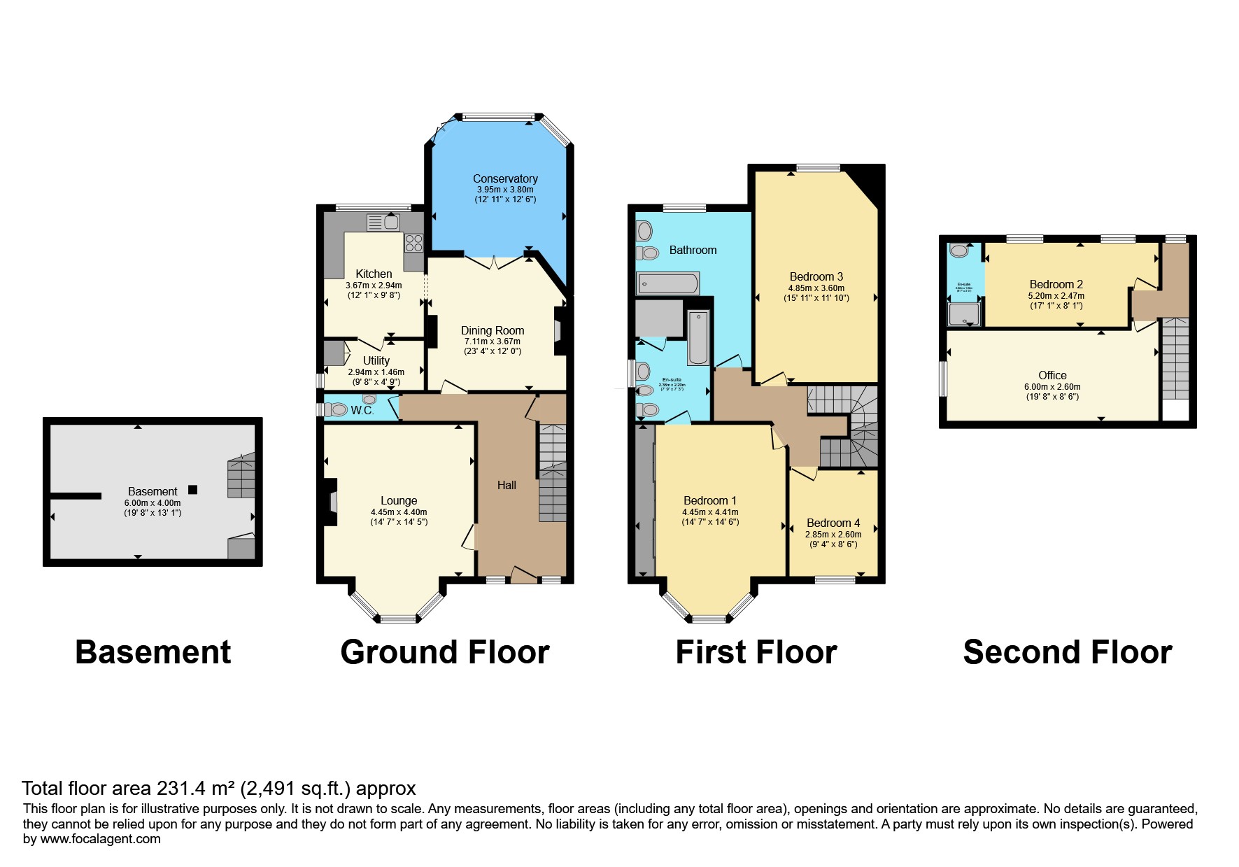 96, Church Lane, Waltham Cross floorplan