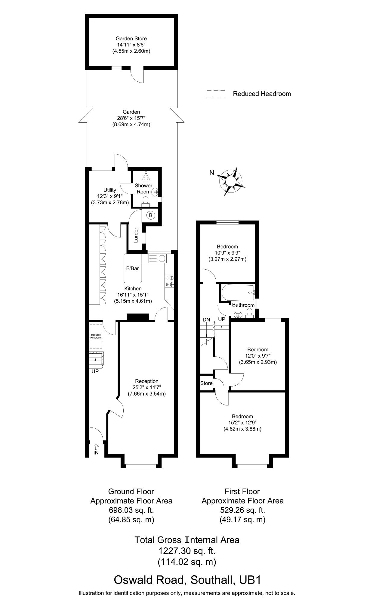 3 Bedrooms Terraced house for sale in Oswald Road, Southall, Middlesex UB1