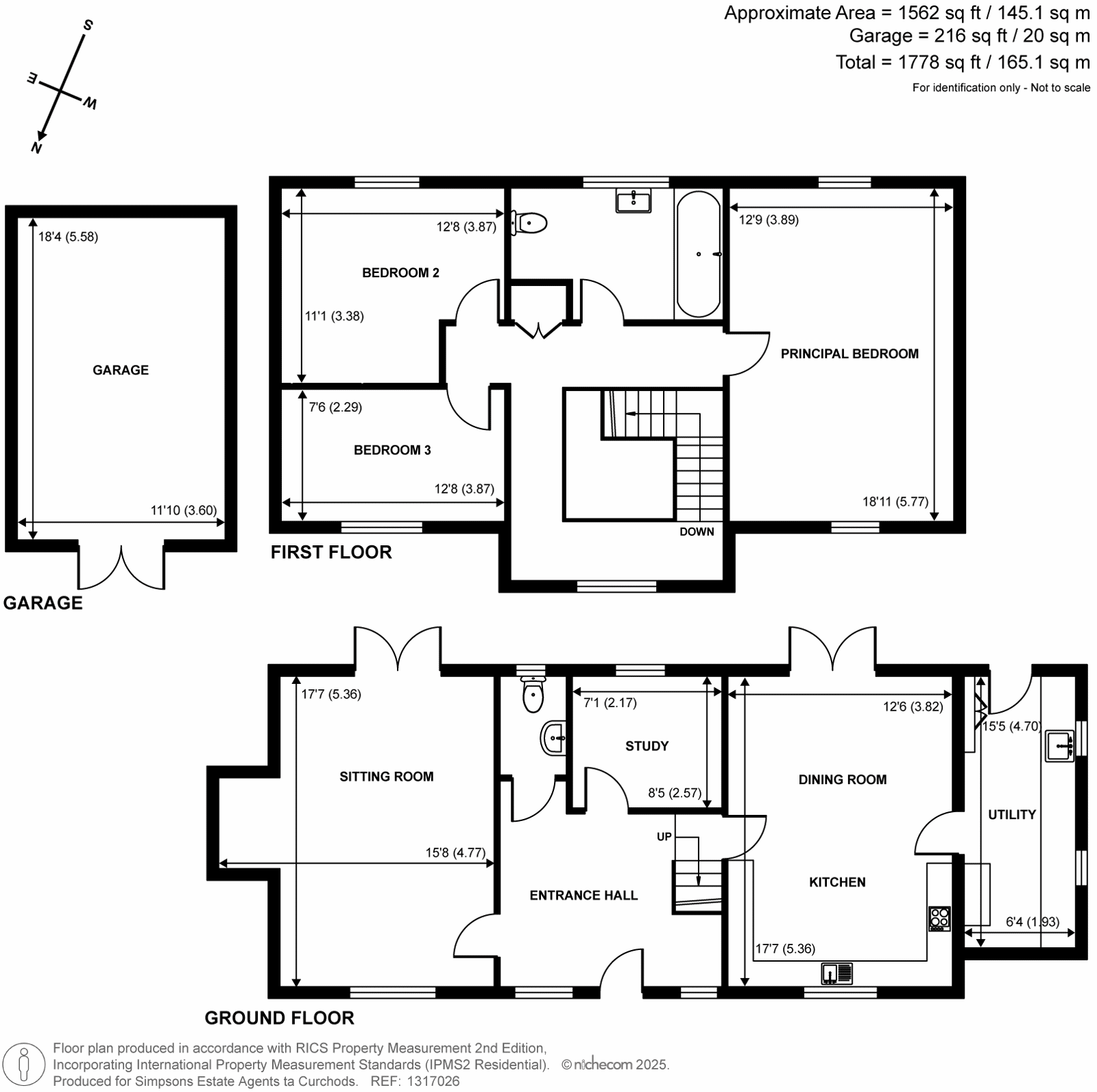 Bradley Cottage,, Portsmouth Road, Cobham floorplan