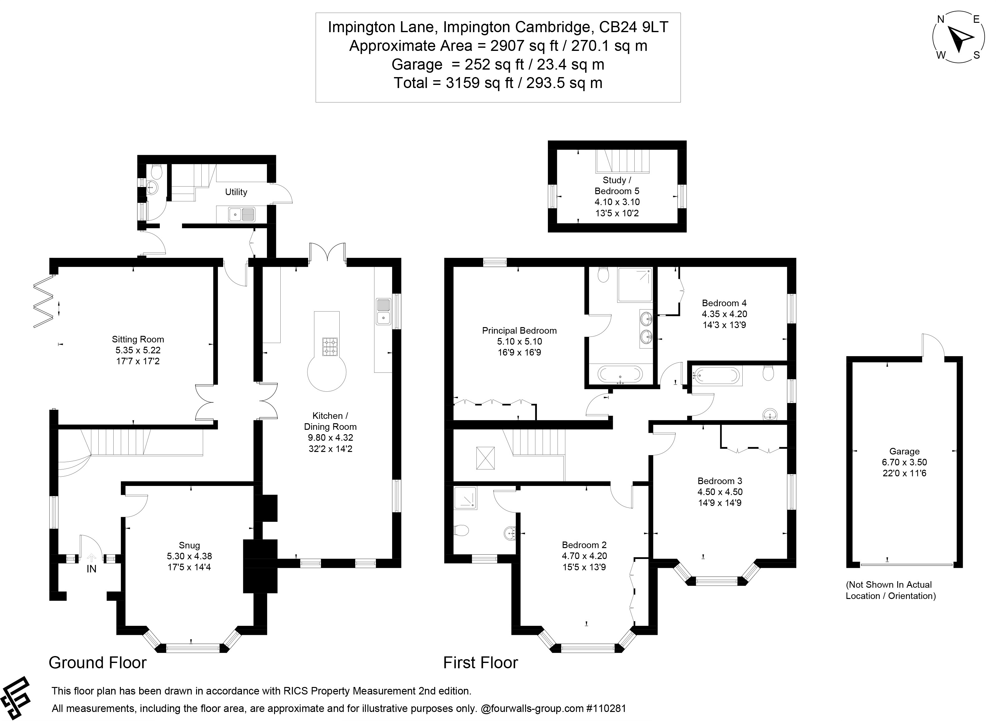 45, Impington Lane, Cambridge floorplan
