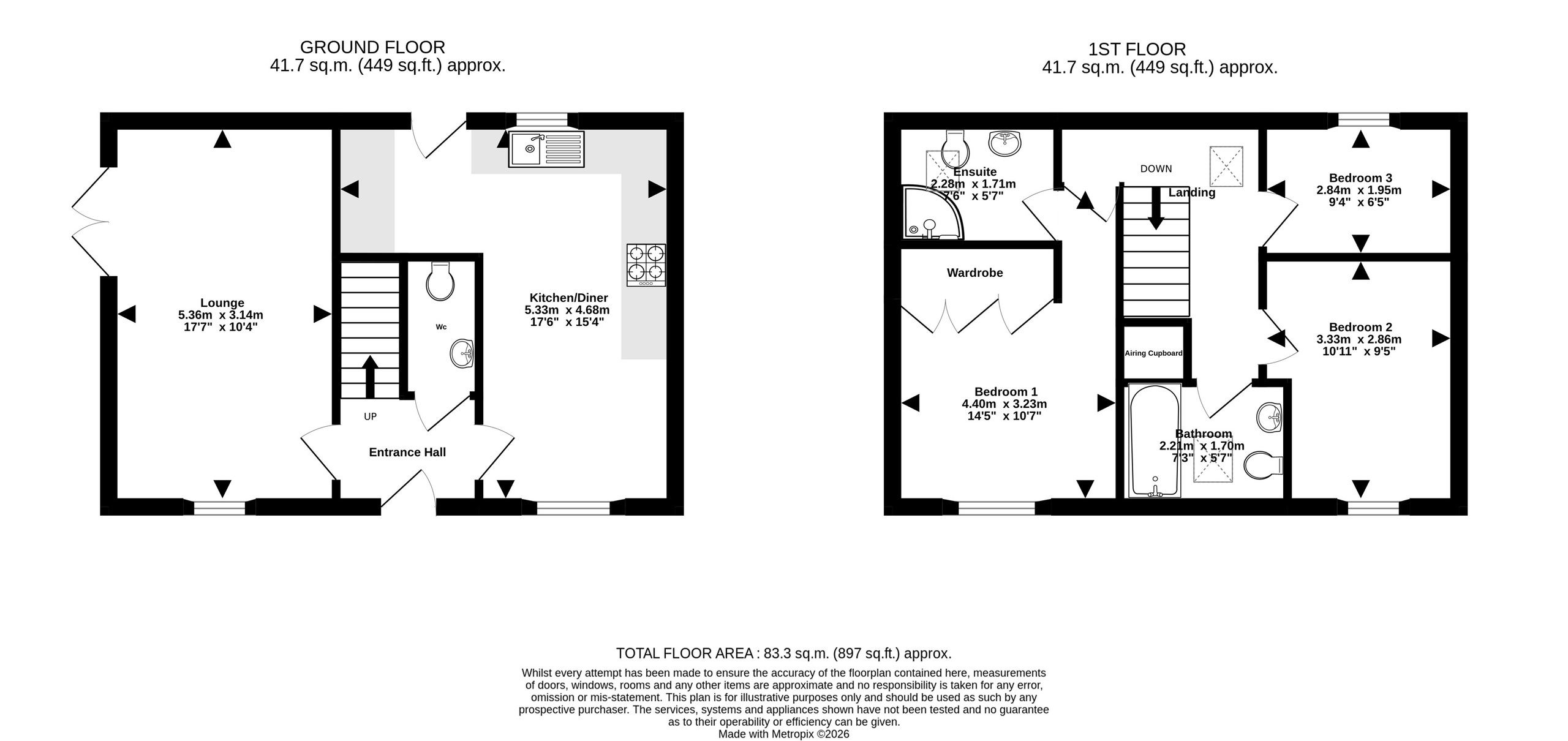 9, Tyne Grove, Portishead, North Somerset, BS20 7GQ, Portishead floorplan