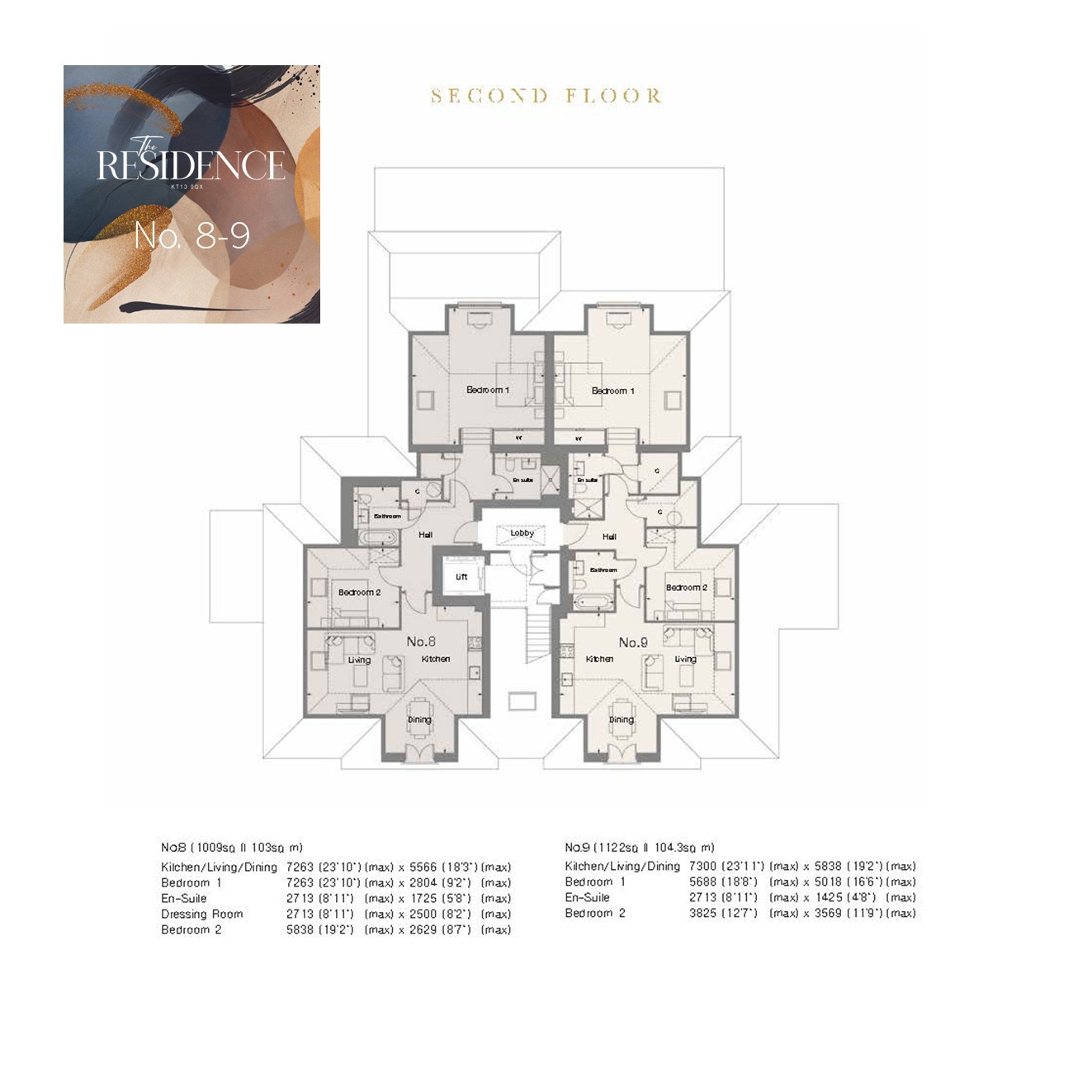 The Residence, Weybridge floorplan