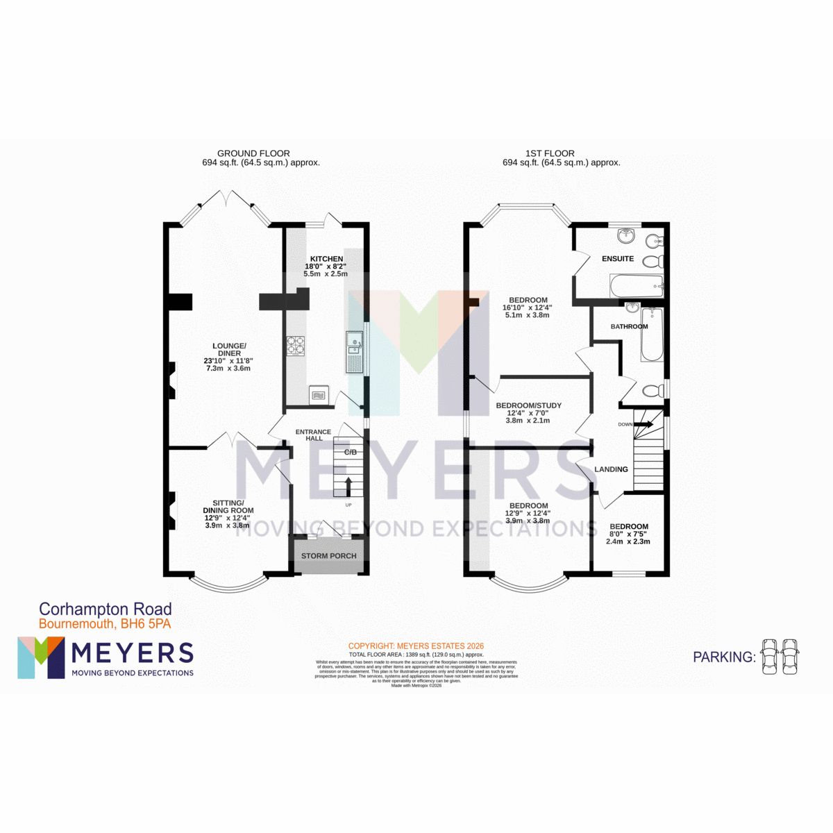 Corhampton Road, Bournemouth floorplan