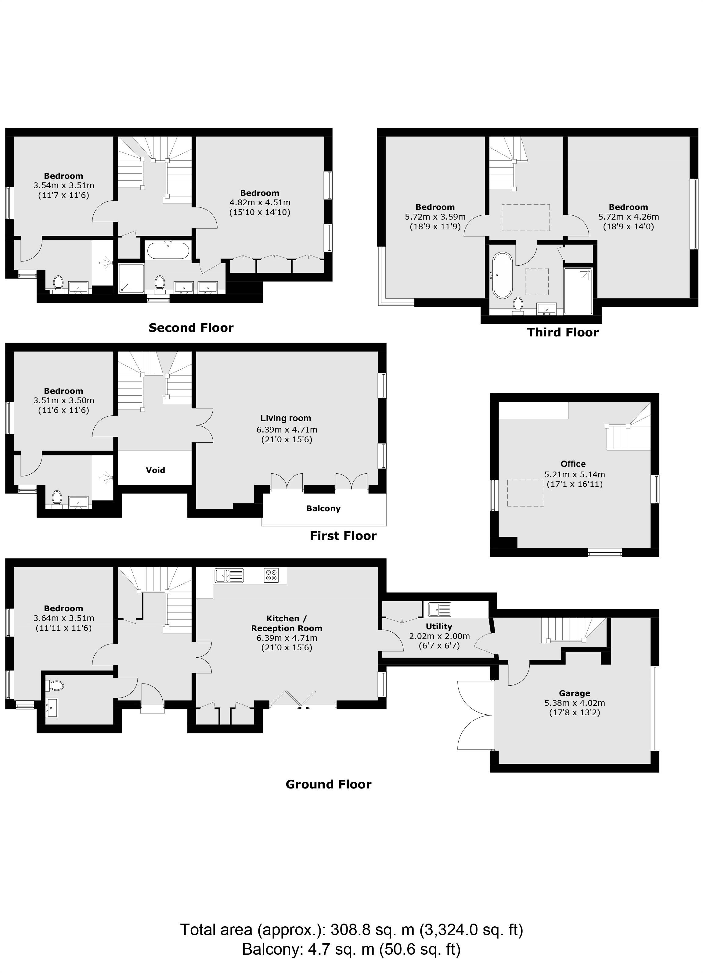 1, Ashchurch Grove, London floorplan