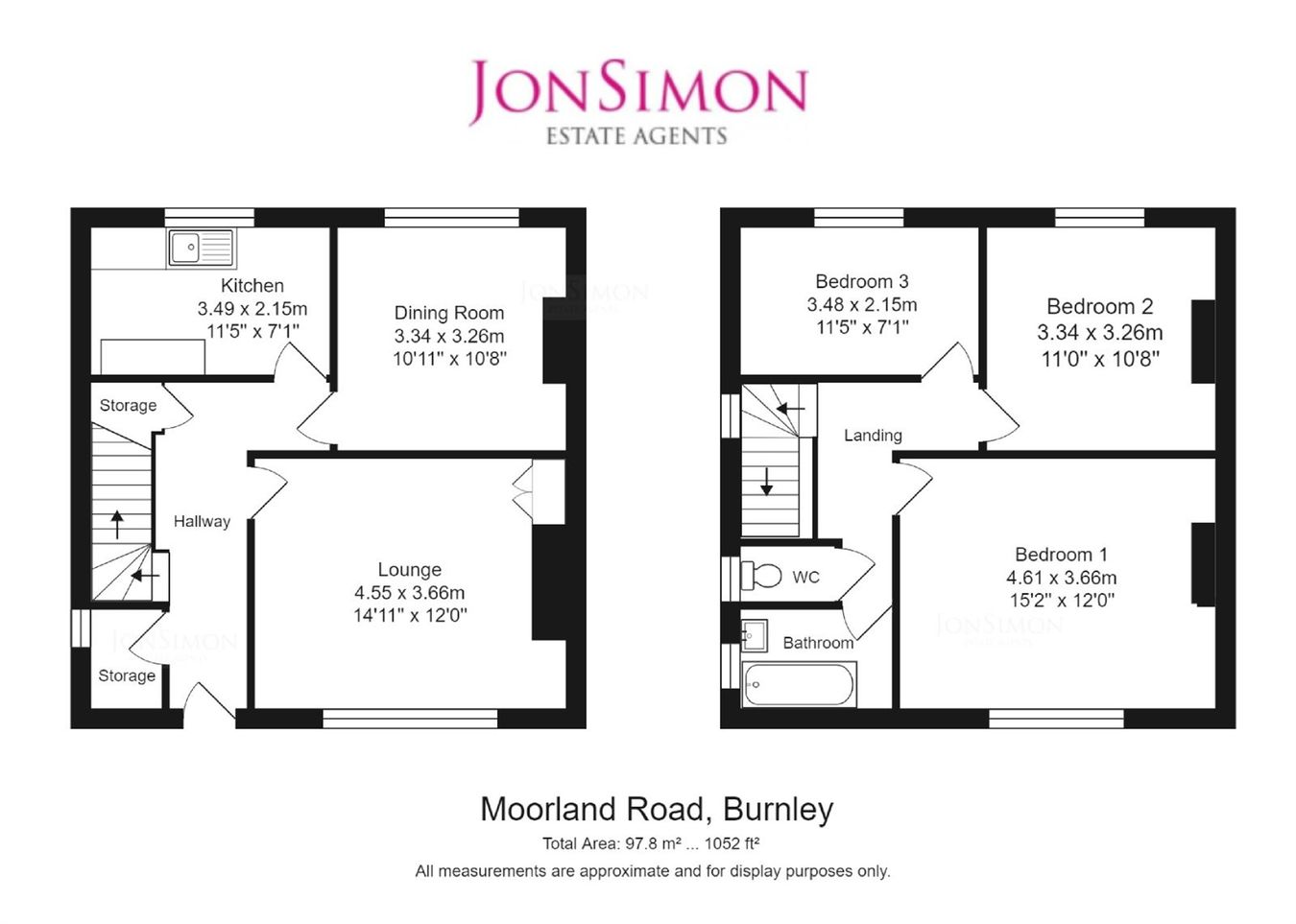 Moorland Road, Burnley floorplan