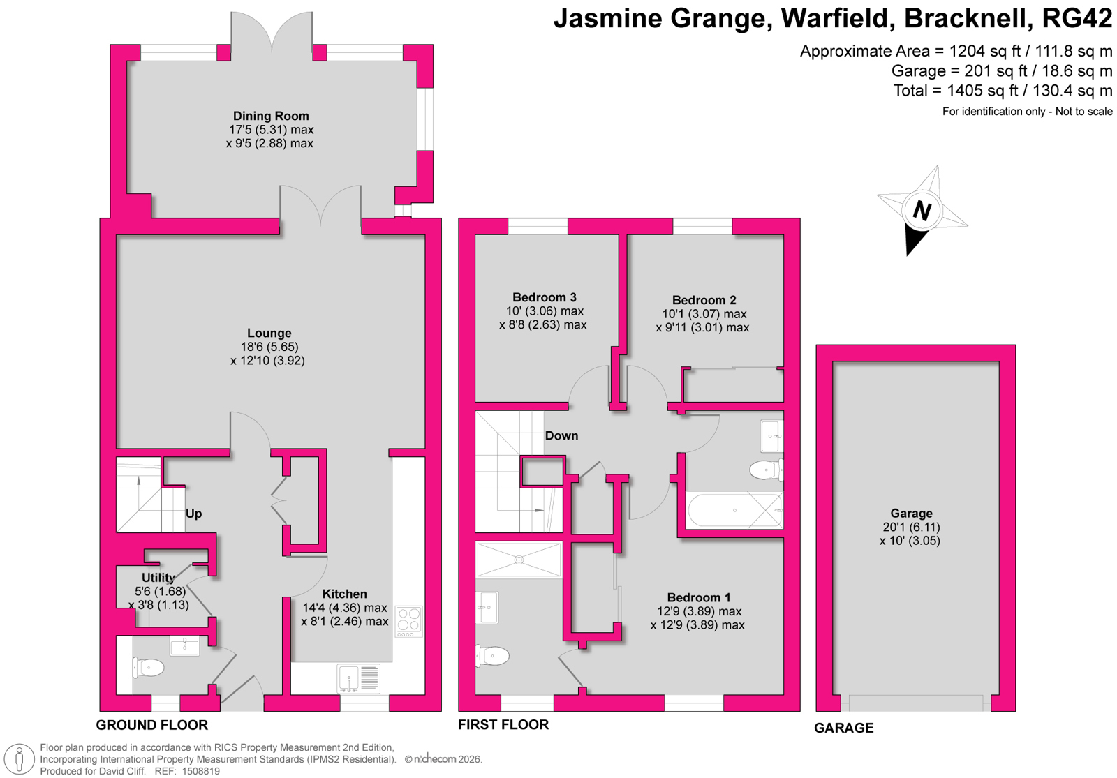 10, Jasmine Grange, Bracknell floorplan