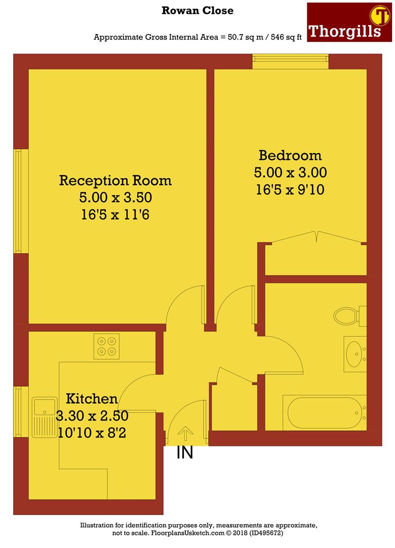 1 Bedrooms Flat to rent in Rowan Close, London W5