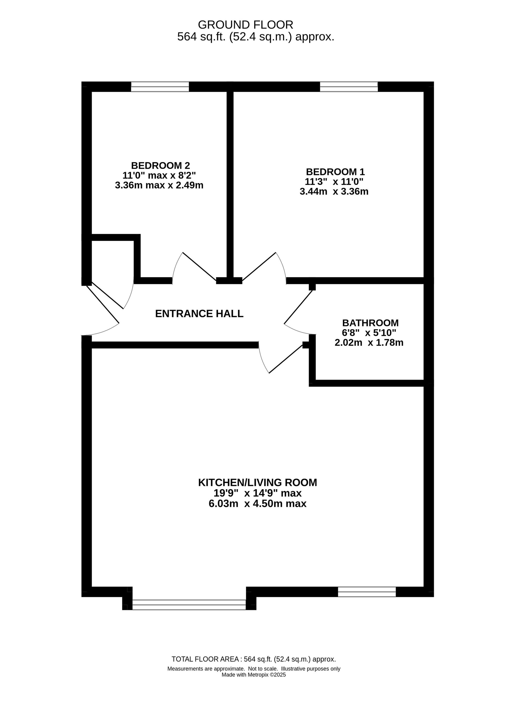 3 Bourchier Way, Warrington floorplan