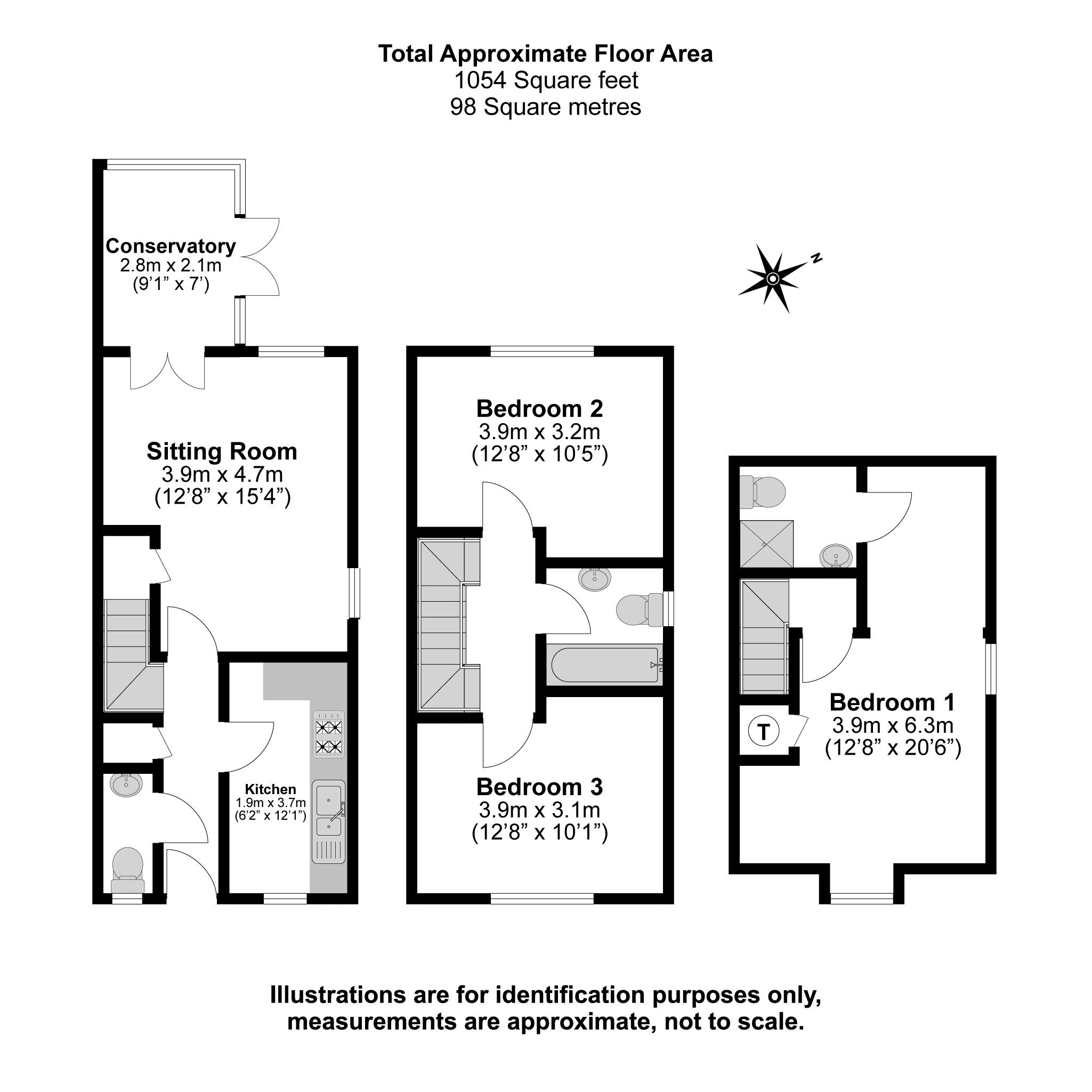 2, Huxley Close, Wexham floorplan