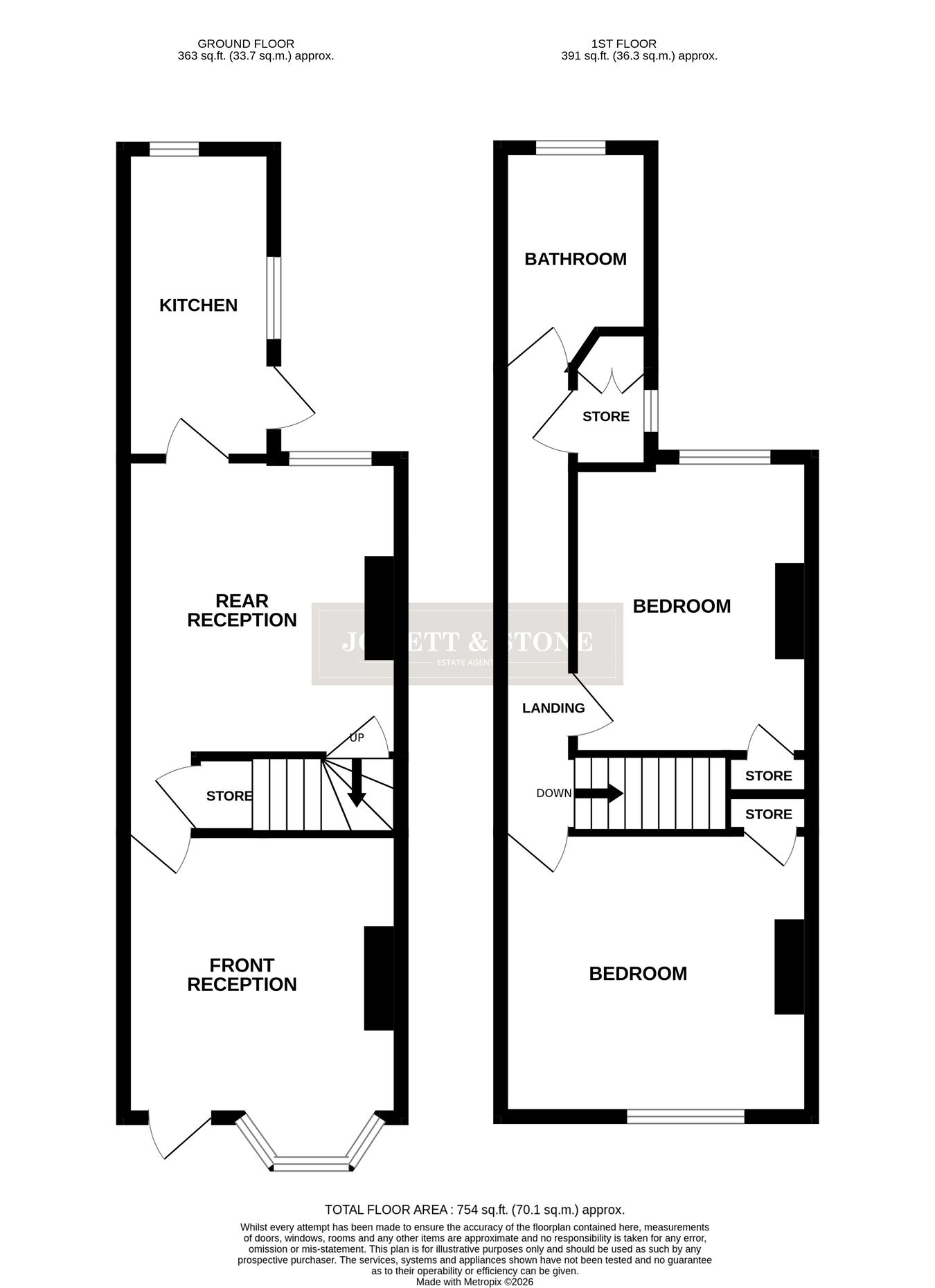 94, Milligan Road, Leicester floorplan