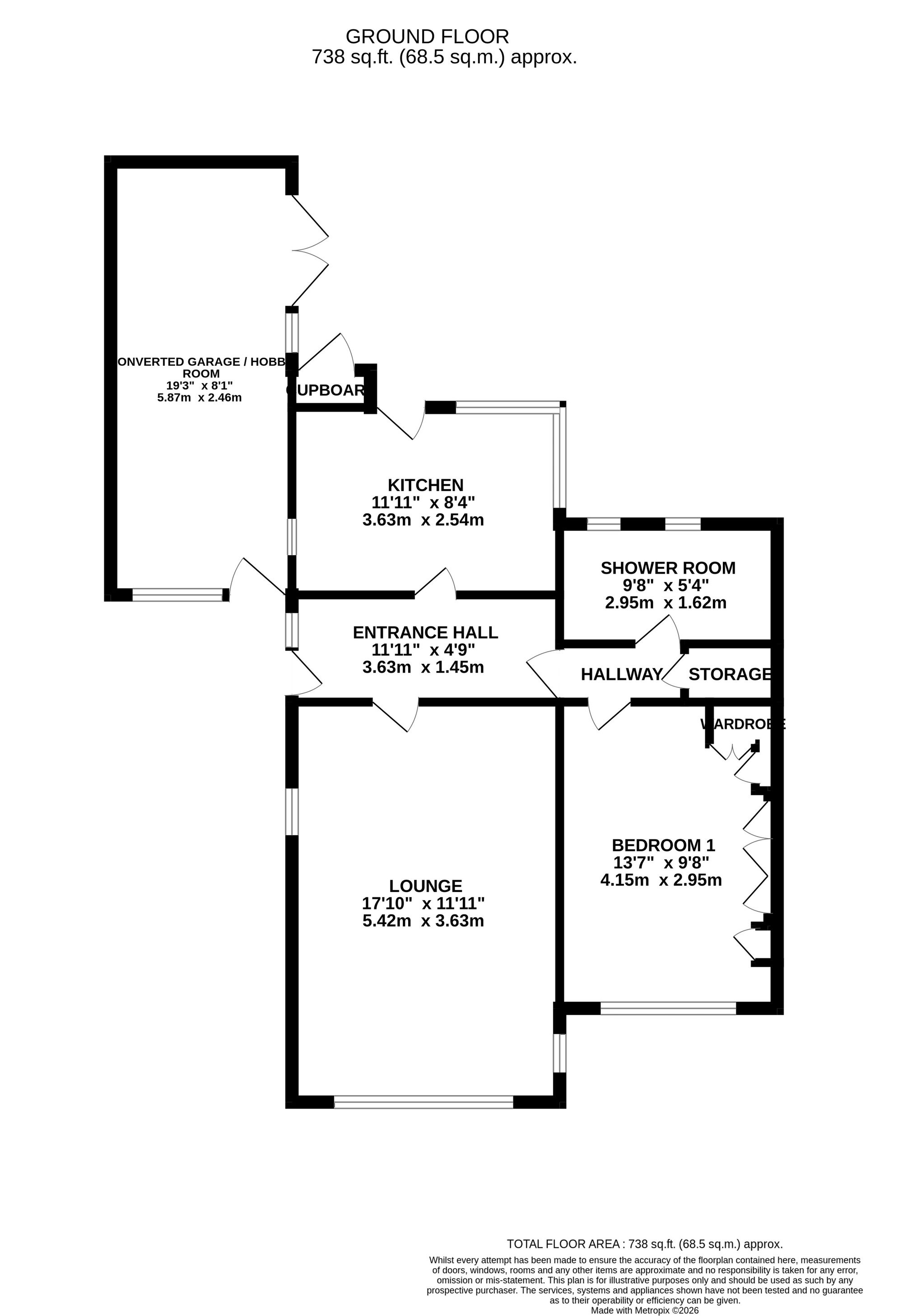 57 Clifford Road, Stockport floorplan