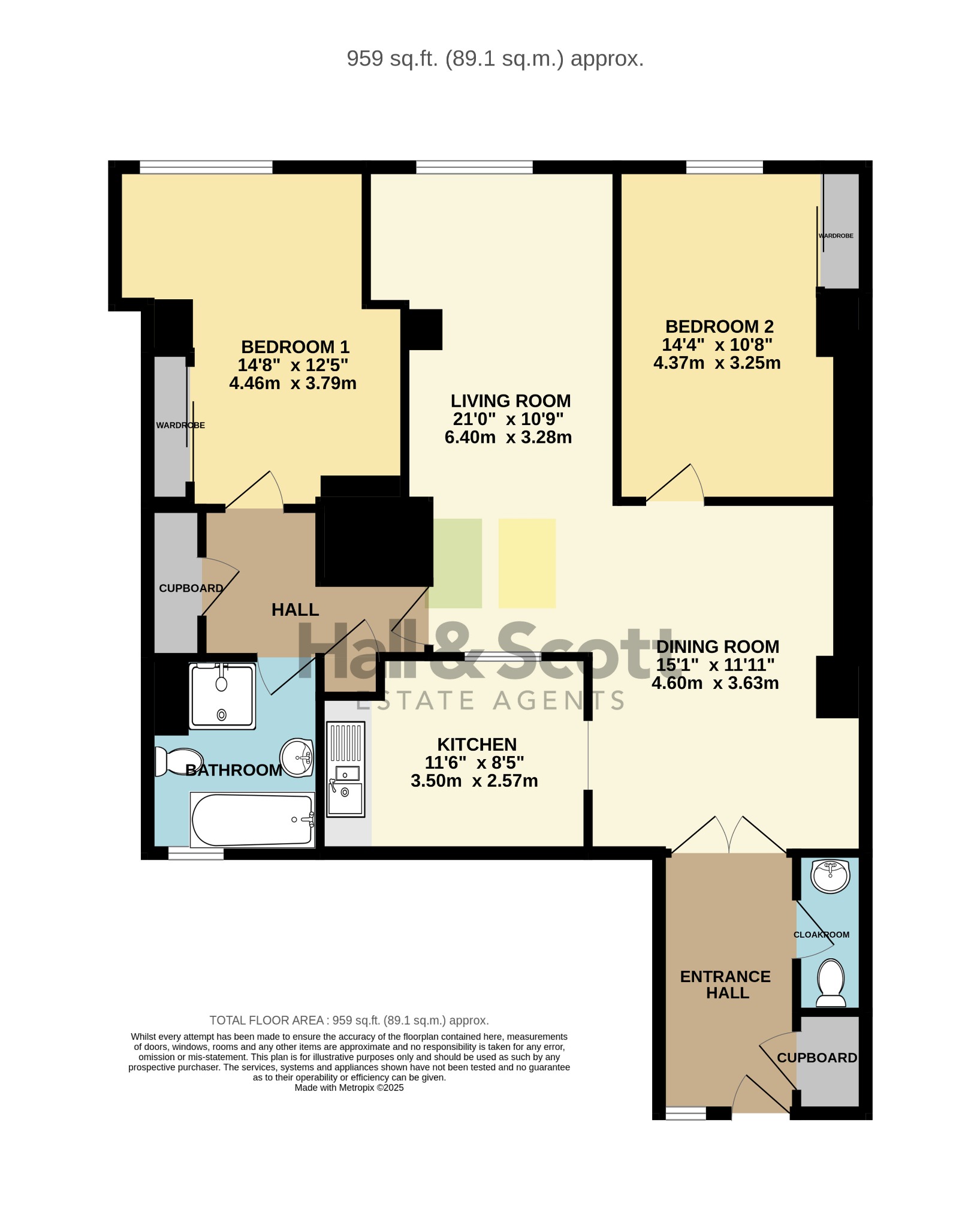 1 High Cedars, The Drive, Exeter floorplan
