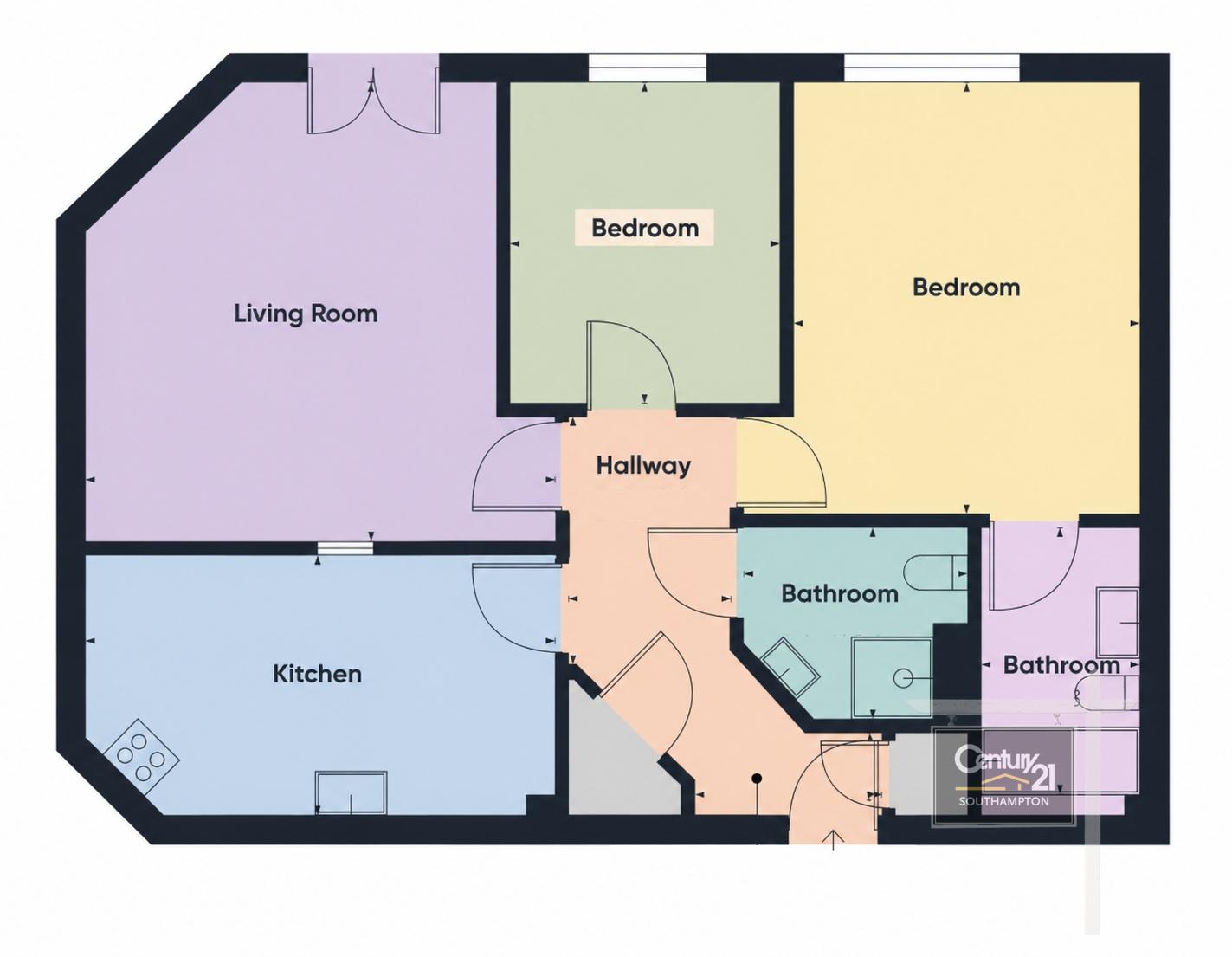 173 Channon Court, The Dell, SOUTHAMPTON floorplan