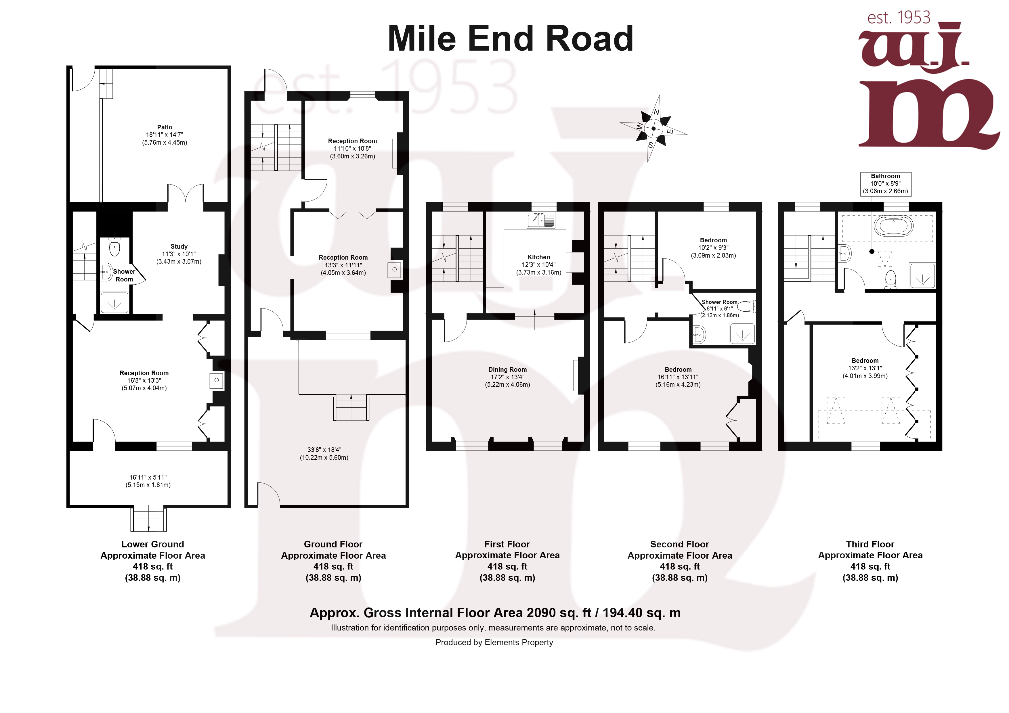 Mile End Road, London E3, 4 bedroom terraced house for sale 61256937