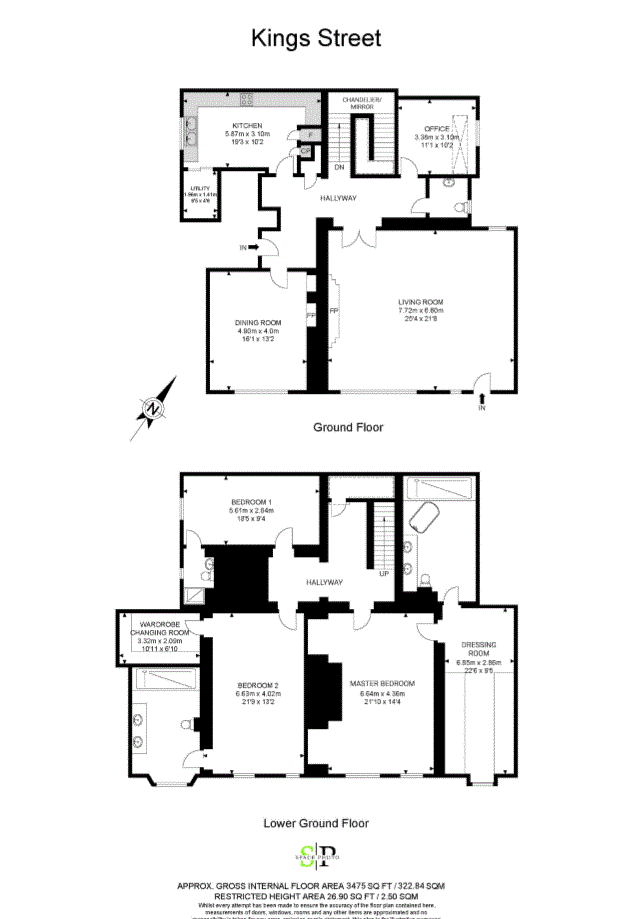 3 Bedrooms Flat to rent in King Street, London SW1Y