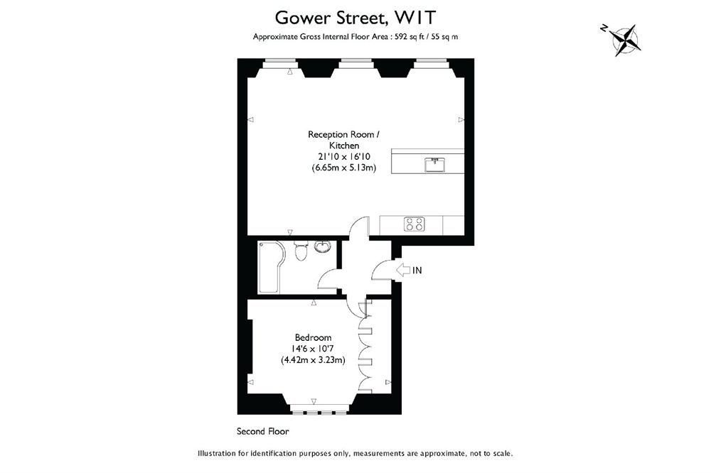 1 Bedrooms Flat to rent in Gower Street, Bloomsbury WC1E