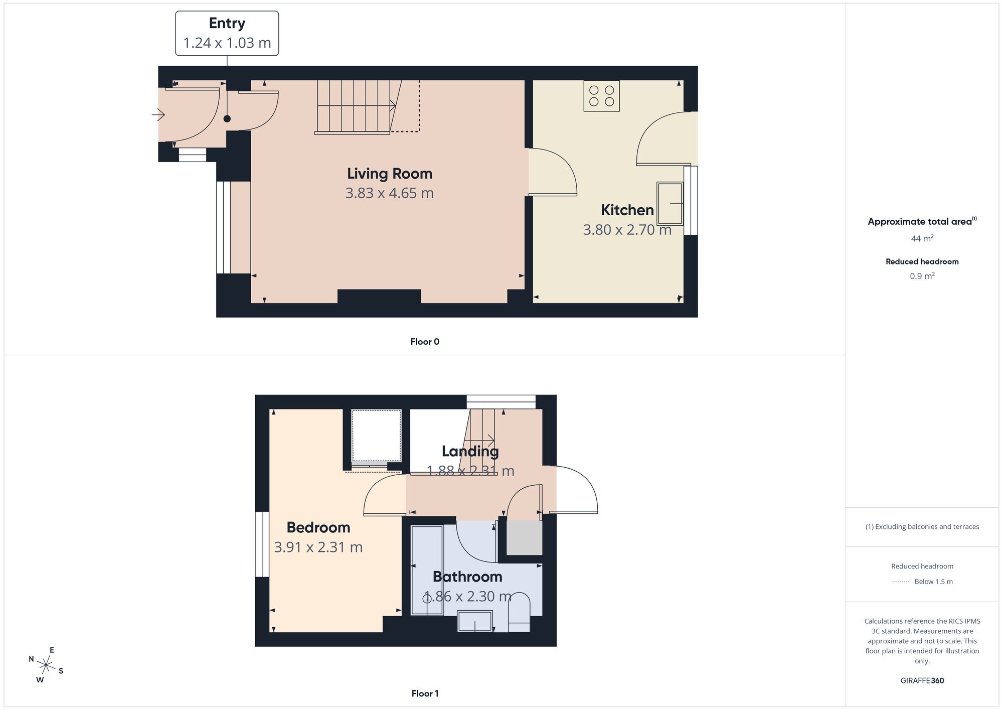 39 Cinderford Close, Boldon Colliery floorplan