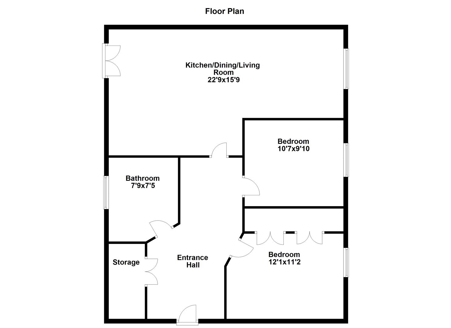 100, Shimbrooks, Chelmsford floorplan