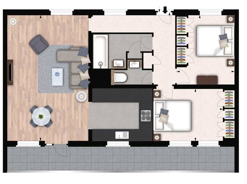 Fulham Road, London floorplan