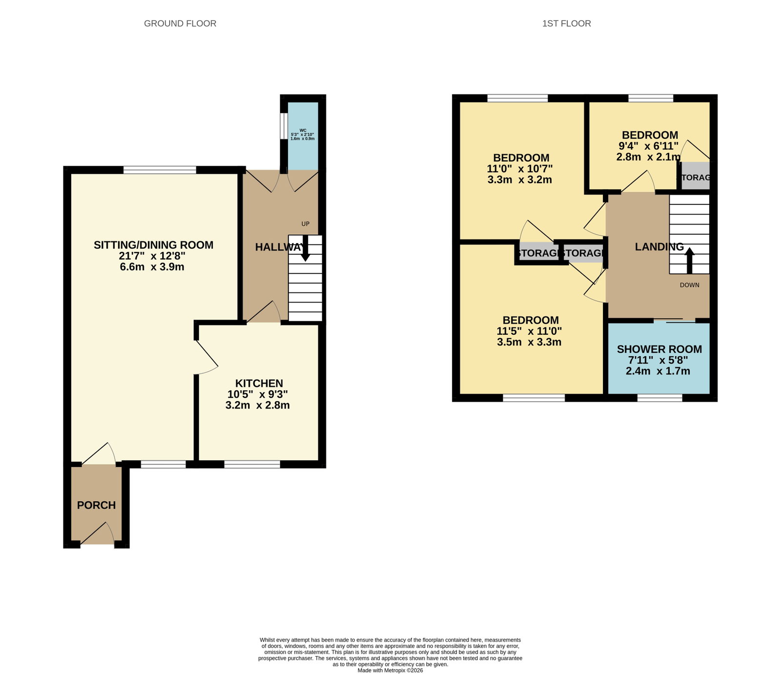 5, Garsington Walk, Leicester floorplan