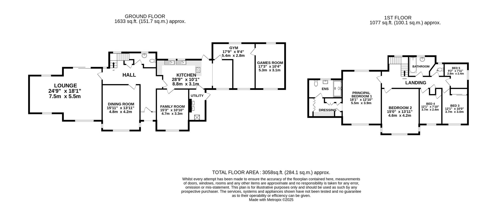 405 Hale Road, Altrincham floorplan