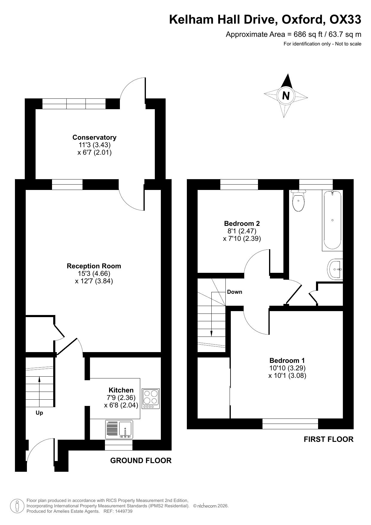 81, Kelham Hall Drive, Oxford floorplan