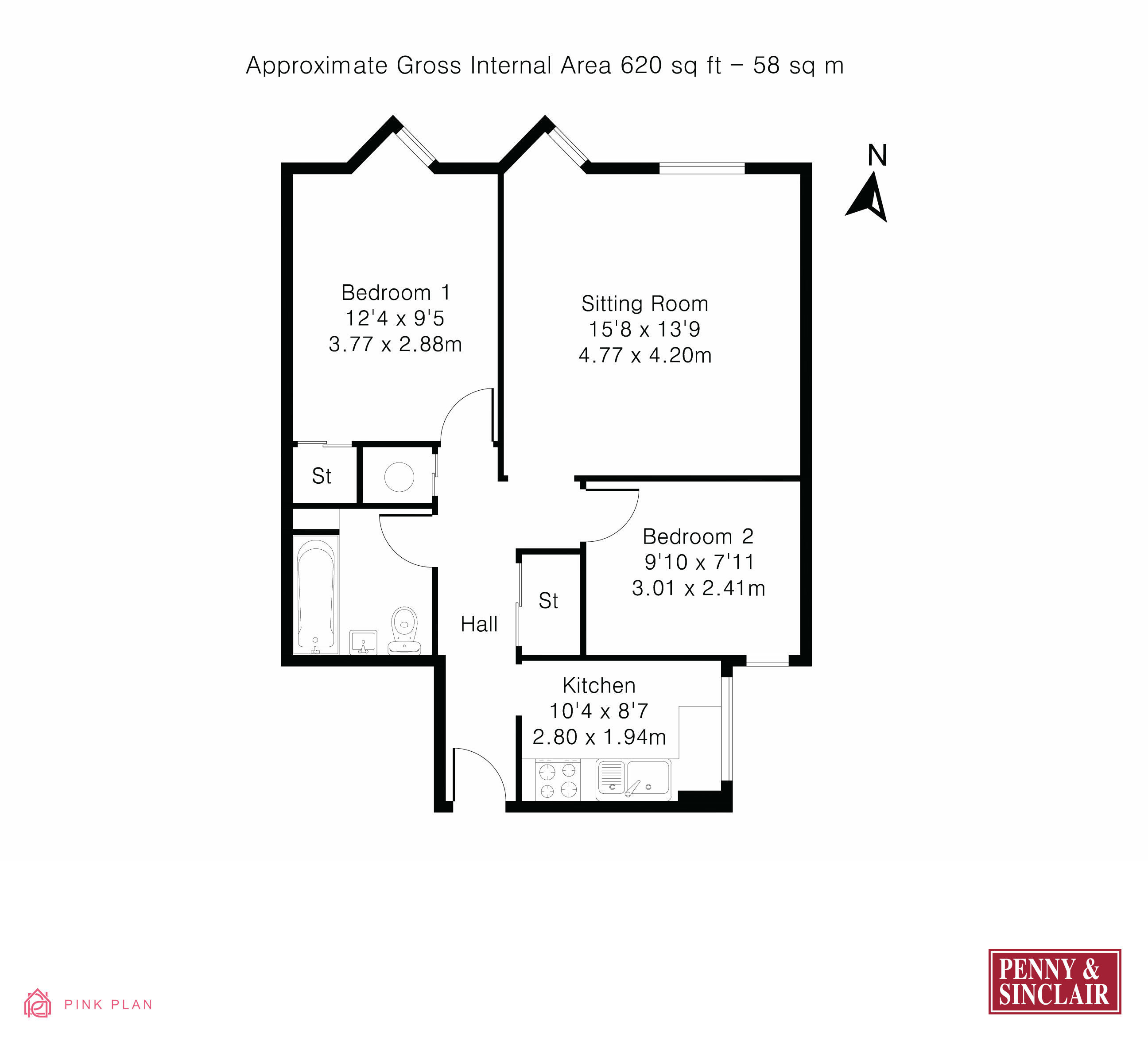 Dominion Court, Gravel Hill, HenleyOnThames RG9, 2 bedroom flat for sale 63733588