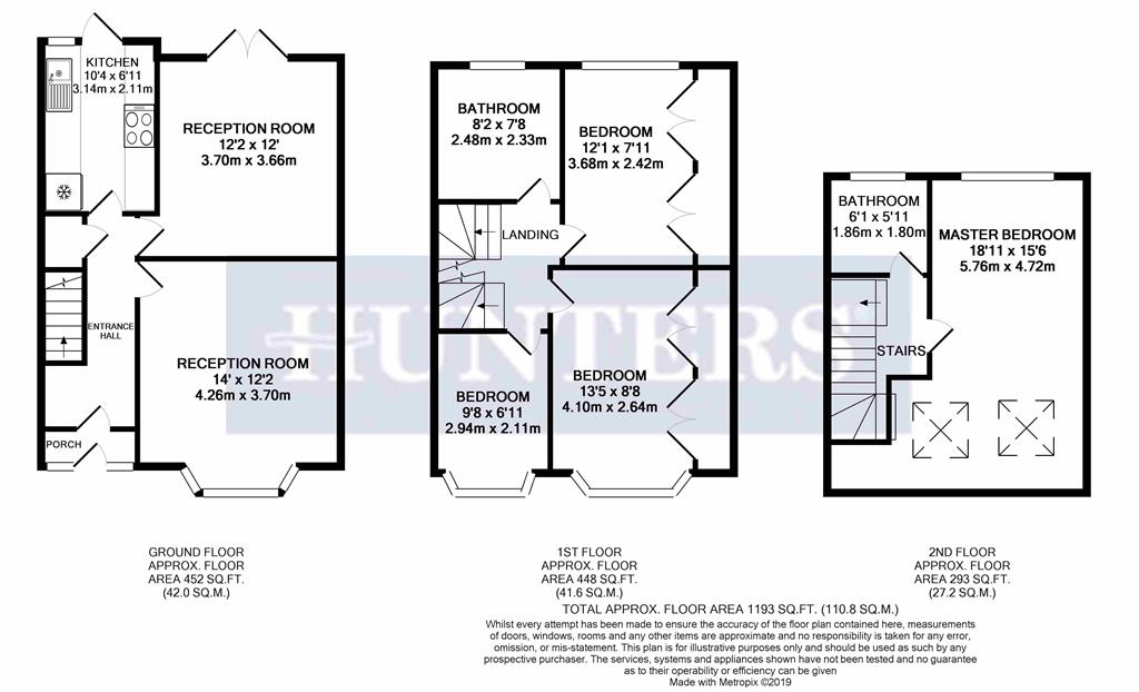 4 Bedrooms Terraced house to rent in Hillcross Avenue, Morden SM4