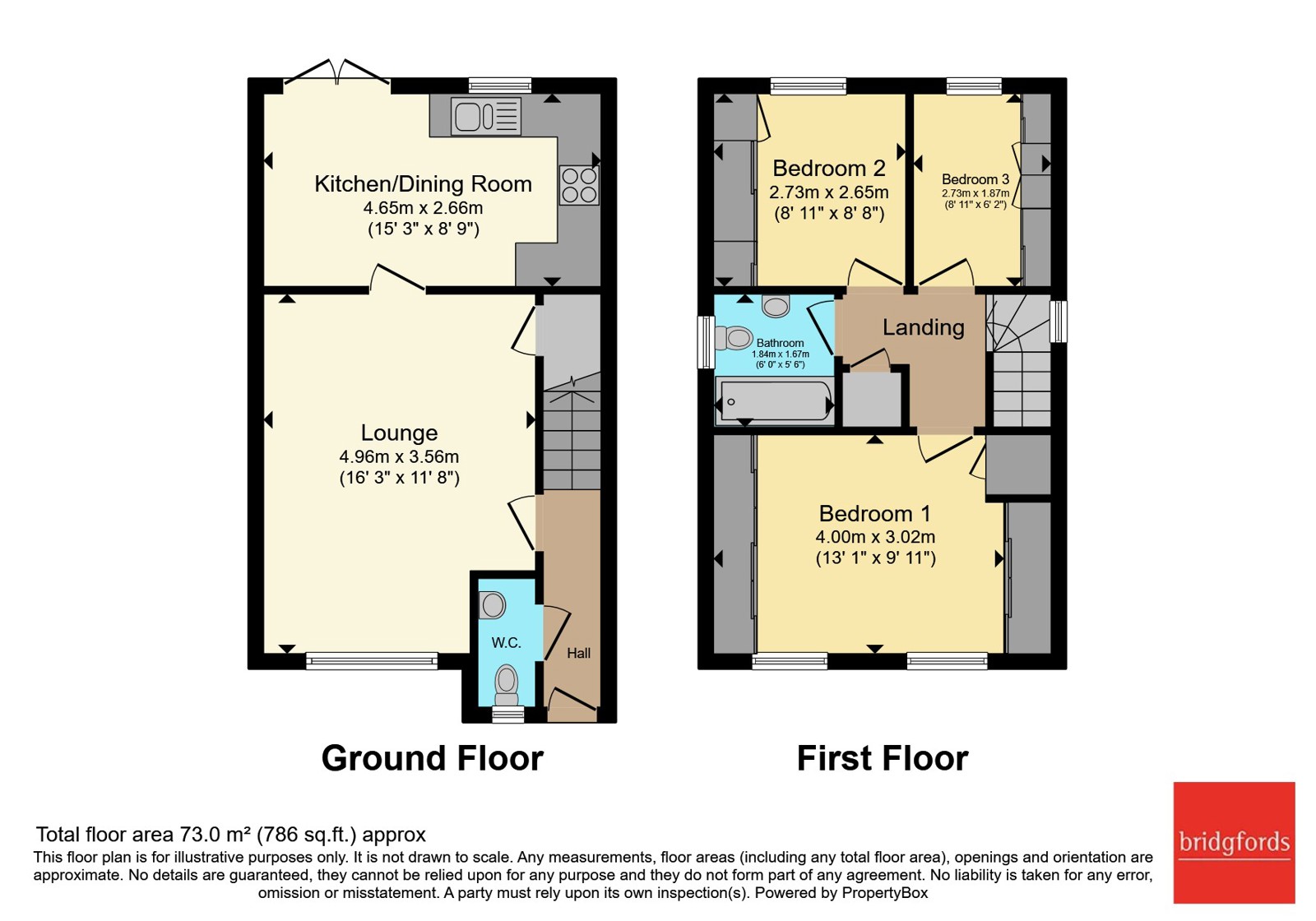 4, Neath Close, Preston floorplan